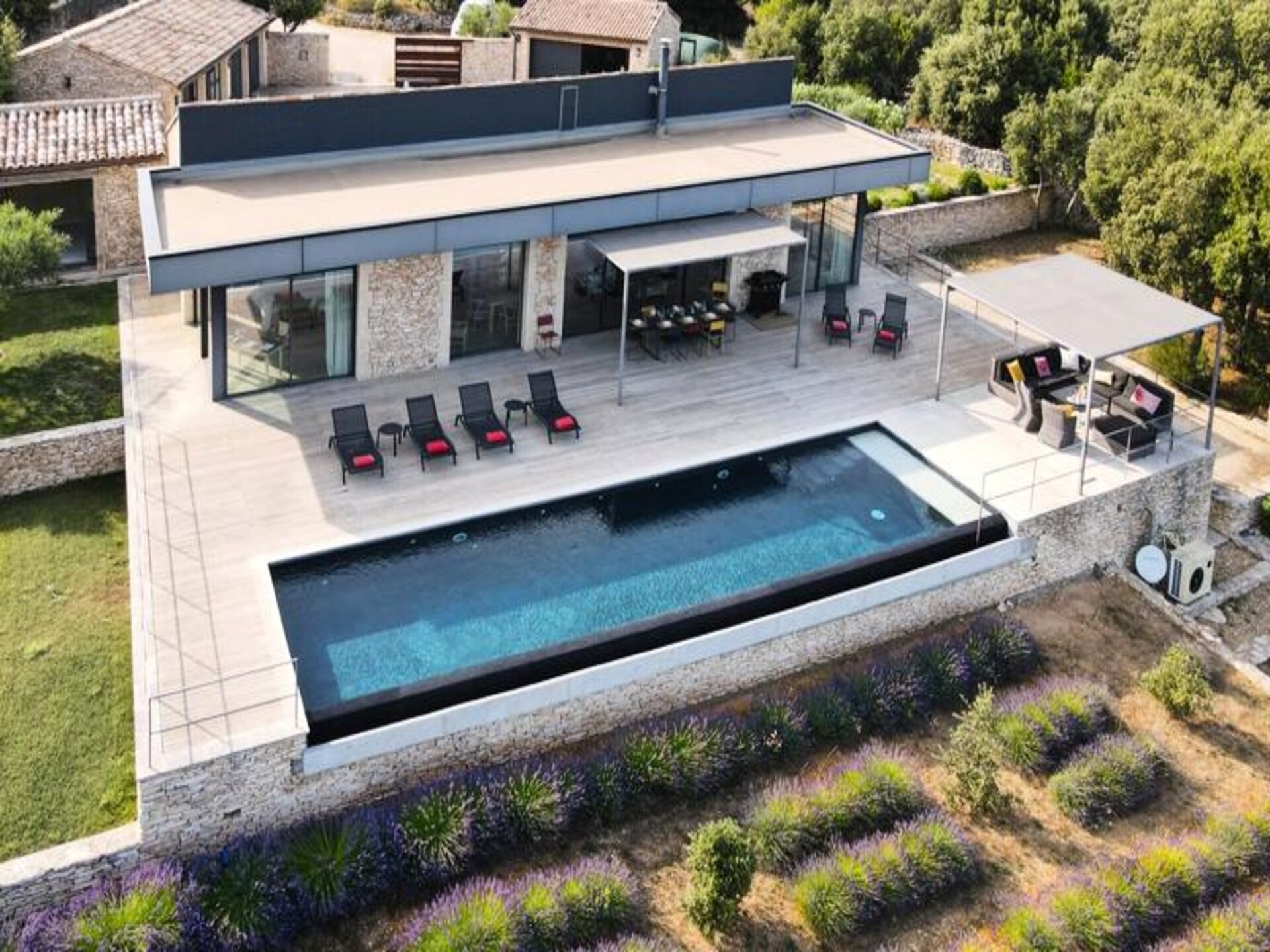 Architectonische villa met verwarmd zwembad en Luberon-panorama bij Bonnieux - foto 7