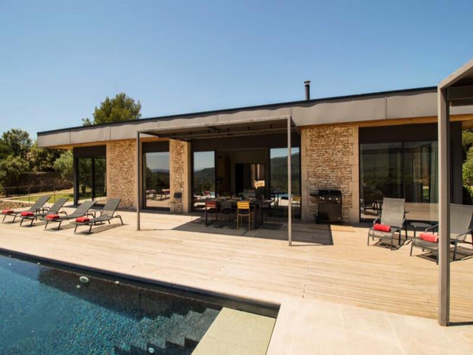 Architectonische villa met verwarmd zwembad en Luberon-panorama bij Bonnieux - foto 17