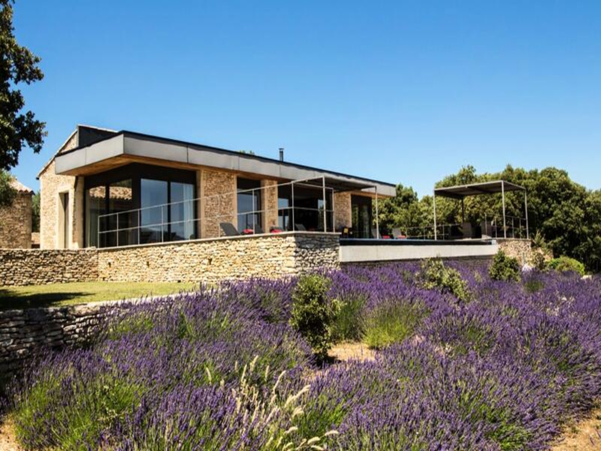 Architectonische villa met verwarmd zwembad en Luberon-panorama bij Bonnieux - foto 26