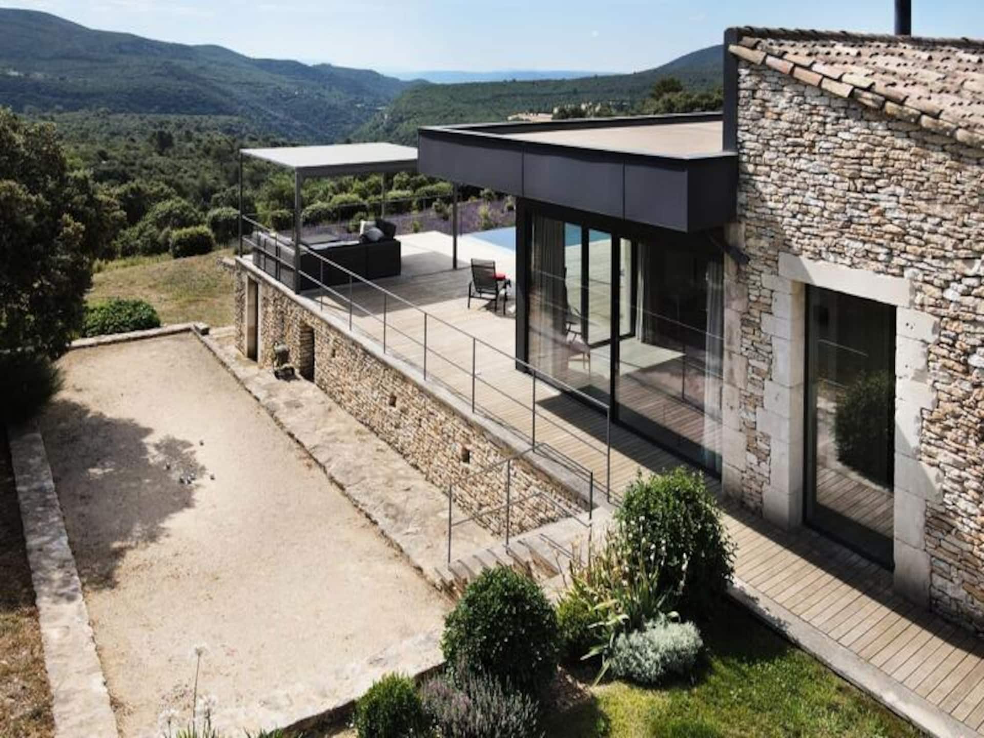 Architectonische villa met verwarmd zwembad en Luberon-panorama bij Bonnieux - foto 31
