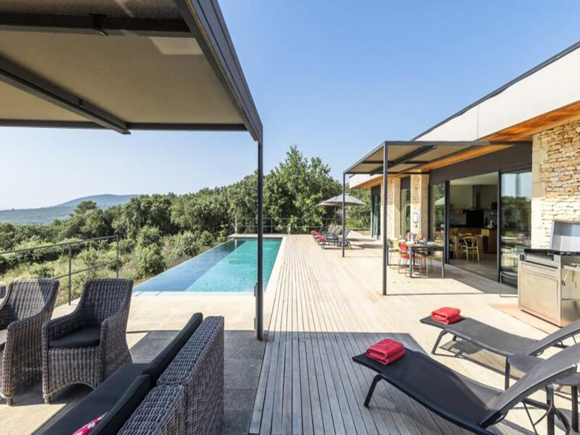 Architectonische villa met verwarmd zwembad en Luberon-panorama bij Bonnieux - foto 33