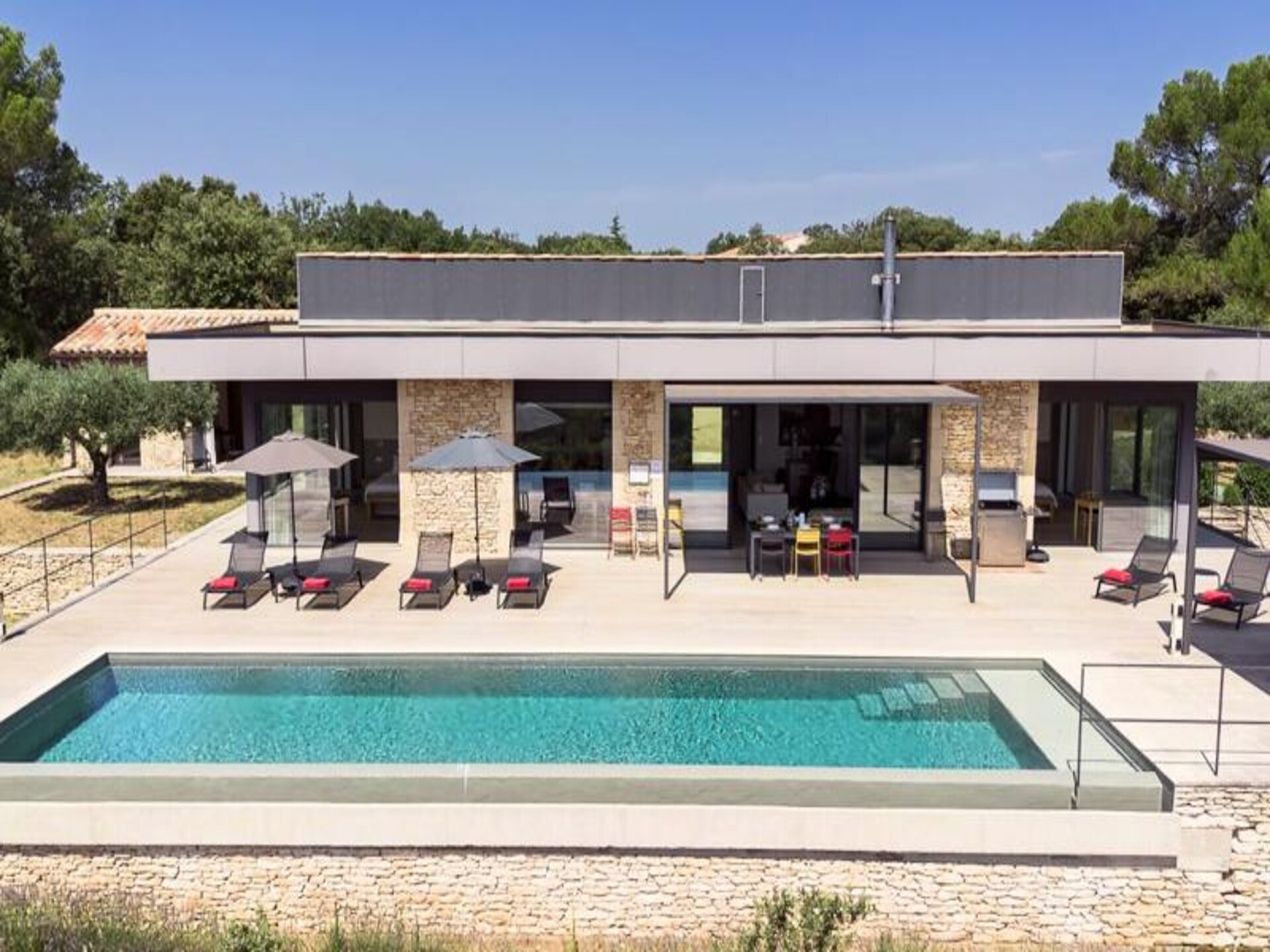 Architectonische villa met verwarmd zwembad en Luberon-panorama bij Bonnieux - foto 48
