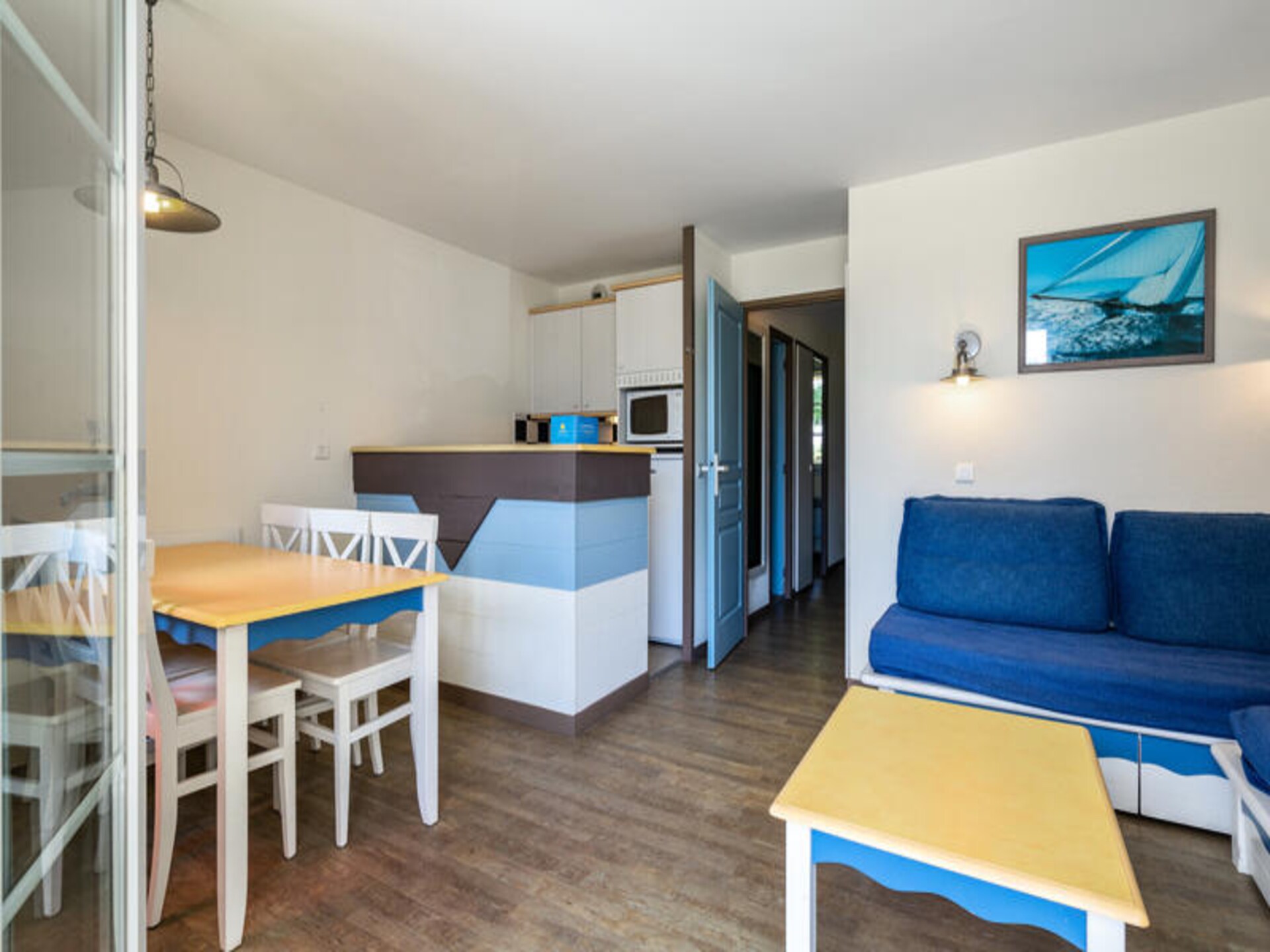 Appartement op 10 meter van strand in Fouesnant met zwembad, voor 6 personen - foto 7