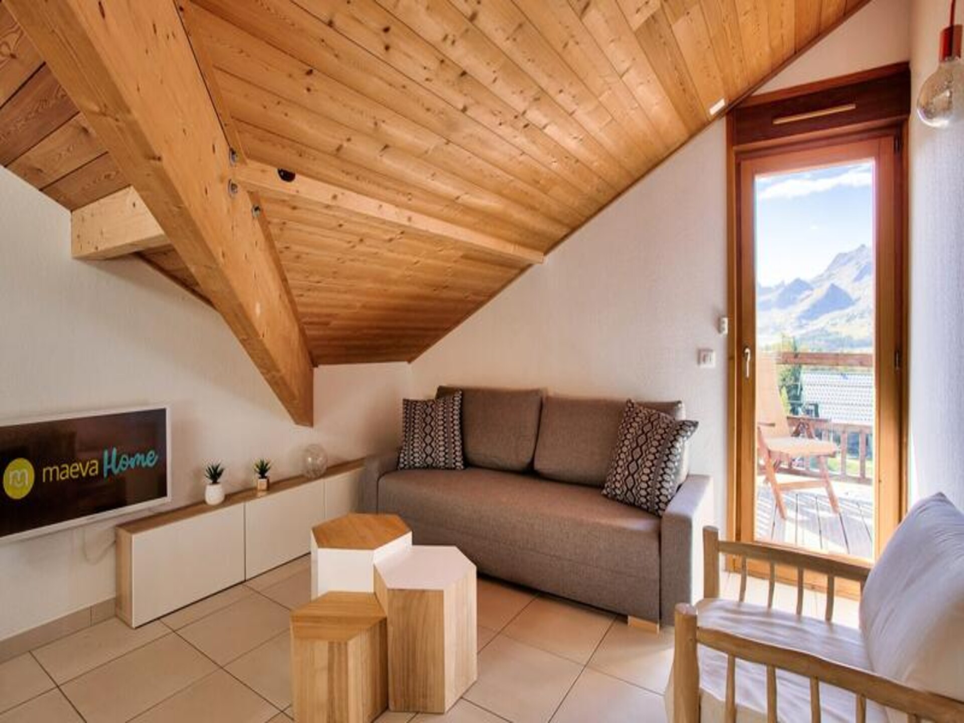 Knus appartement op 600m van de piste in La Joue du Loup - foto 12