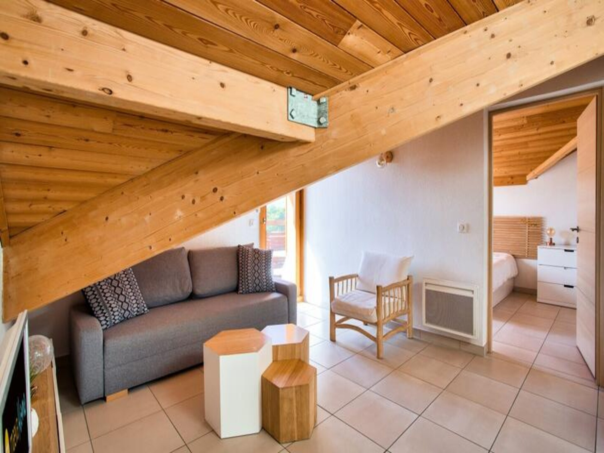 Knus appartement op 600m van de piste in La Joue du Loup - foto 14