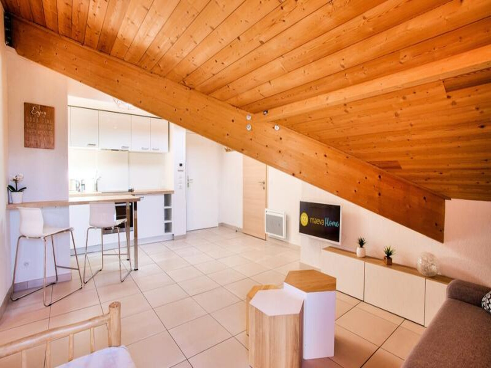Knus appartement op 600m van de piste in La Joue du Loup - foto 19