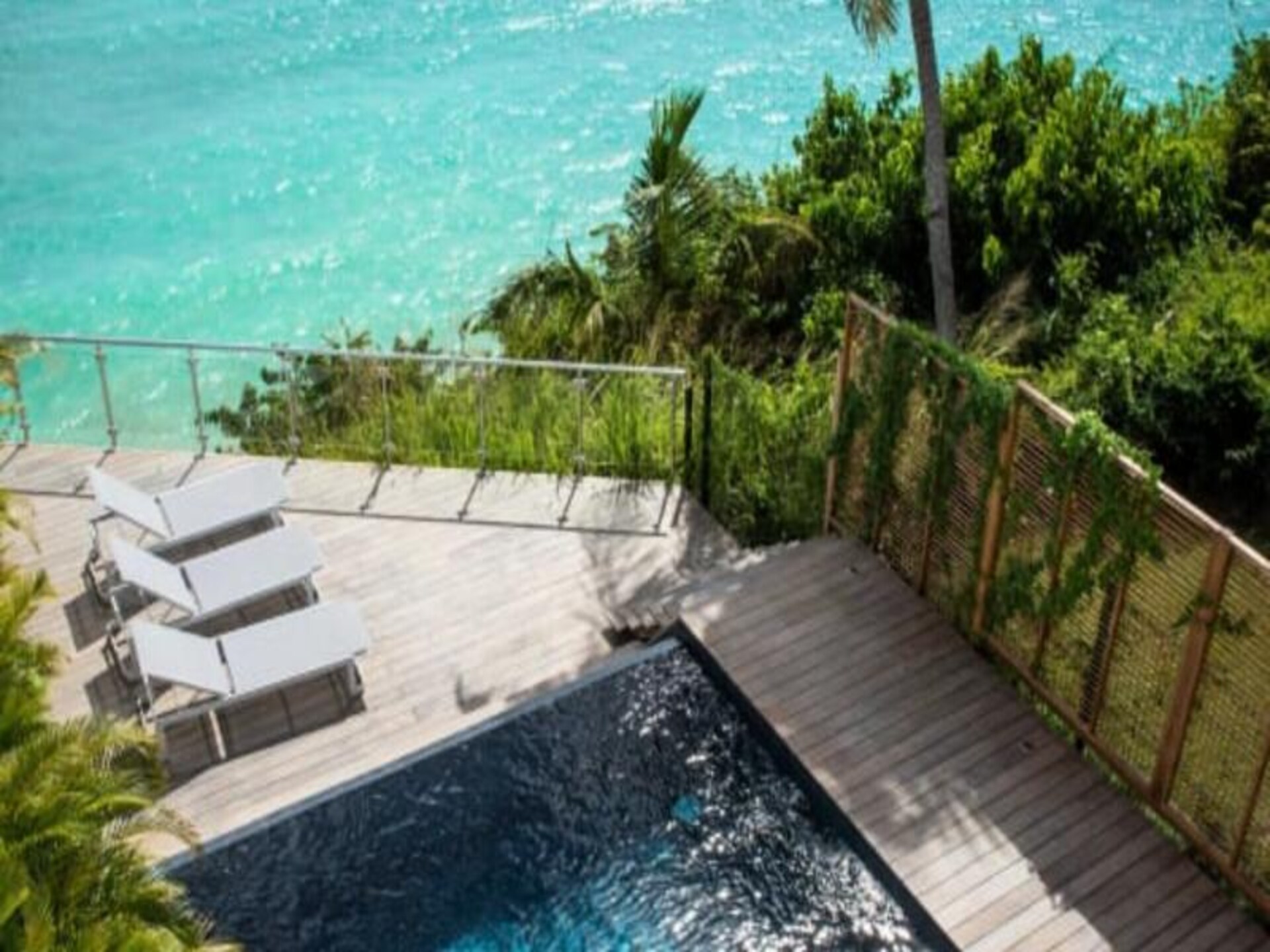 Panoramisch Zeezicht Villa met Zwembad & Jacuzzi voor 8 Personen in Le Gosier - foto 4