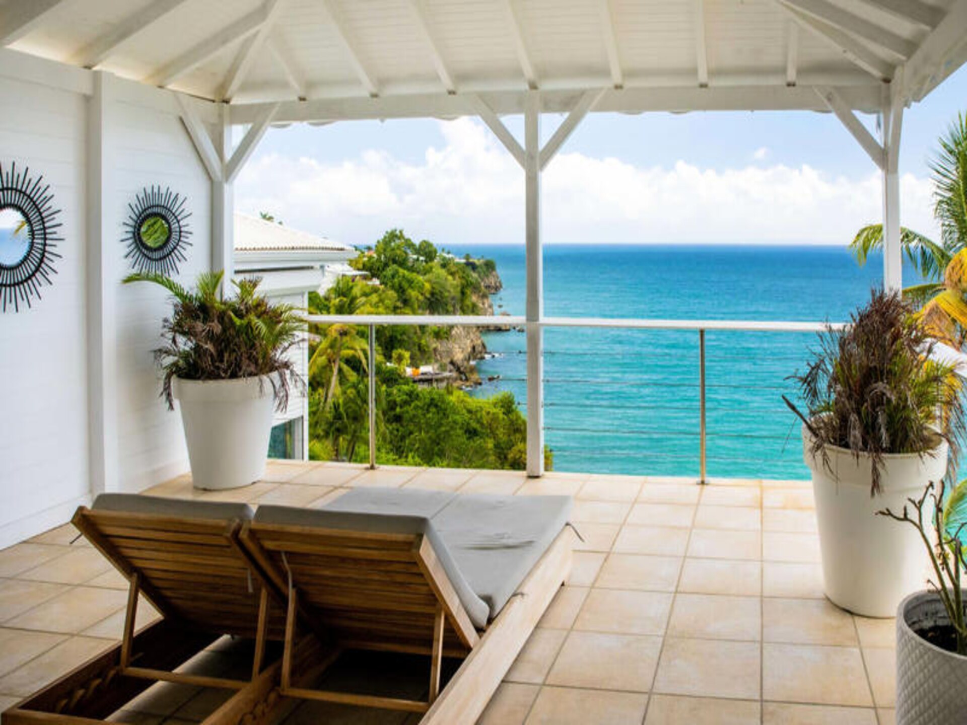 Panoramisch Zeezicht Villa met Zwembad & Jacuzzi voor 8 Personen in Le Gosier - foto 17