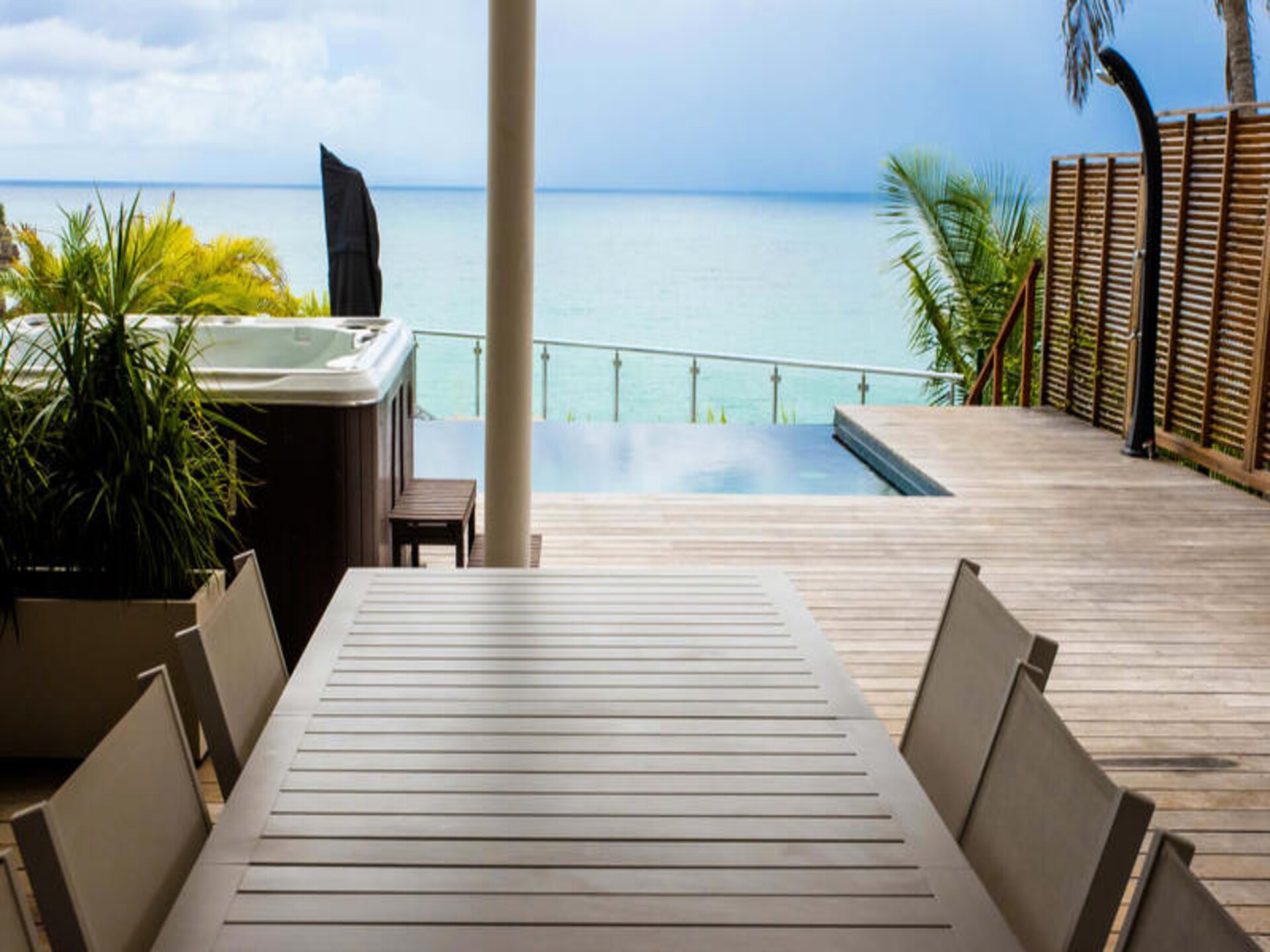 Panoramisch Zeezicht Villa met Zwembad & Jacuzzi voor 8 Personen in Le Gosier - foto 21