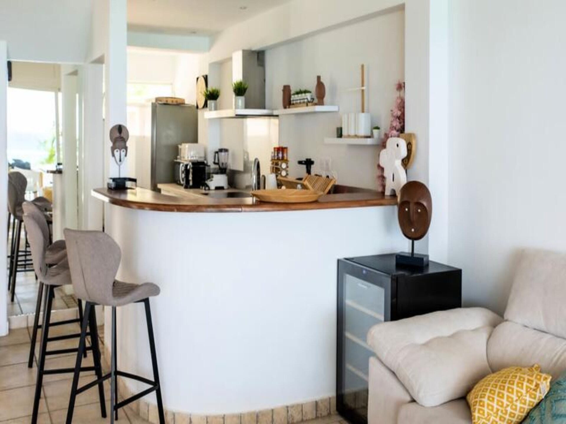 Panoramisch Zeezicht Villa met Zwembad & Jacuzzi voor 8 Personen in Le Gosier - foto 25