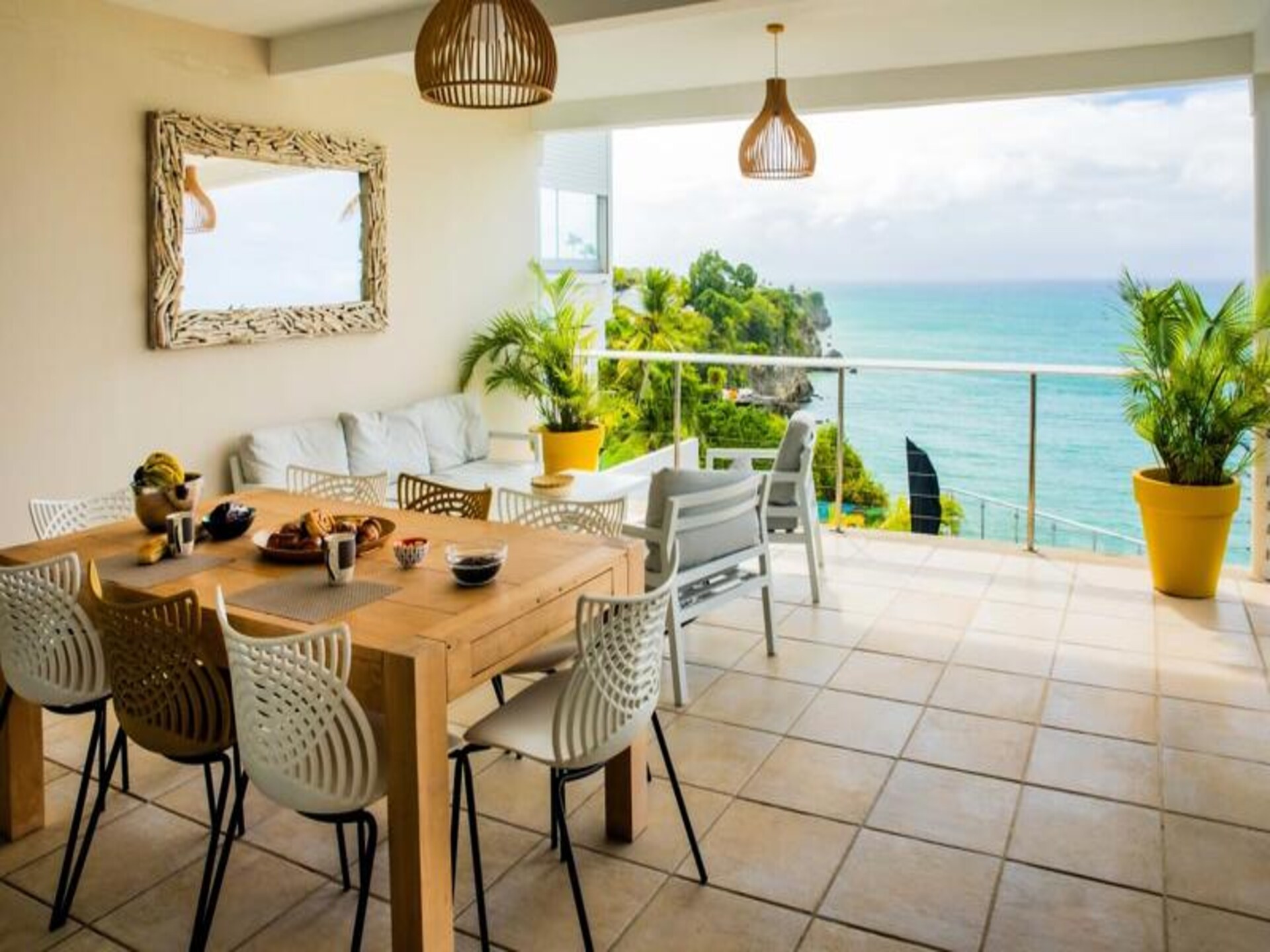 Panoramisch Zeezicht Villa met Zwembad & Jacuzzi voor 8 Personen in Le Gosier - foto 28