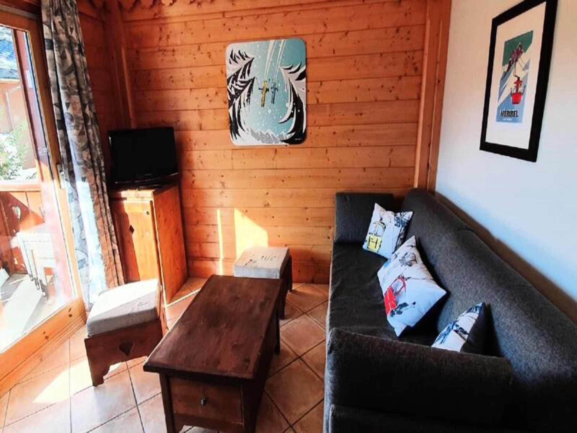 Knus appartement 4p in Méribel Village met zwembad, spa & uitzicht op de Alpen - foto 7