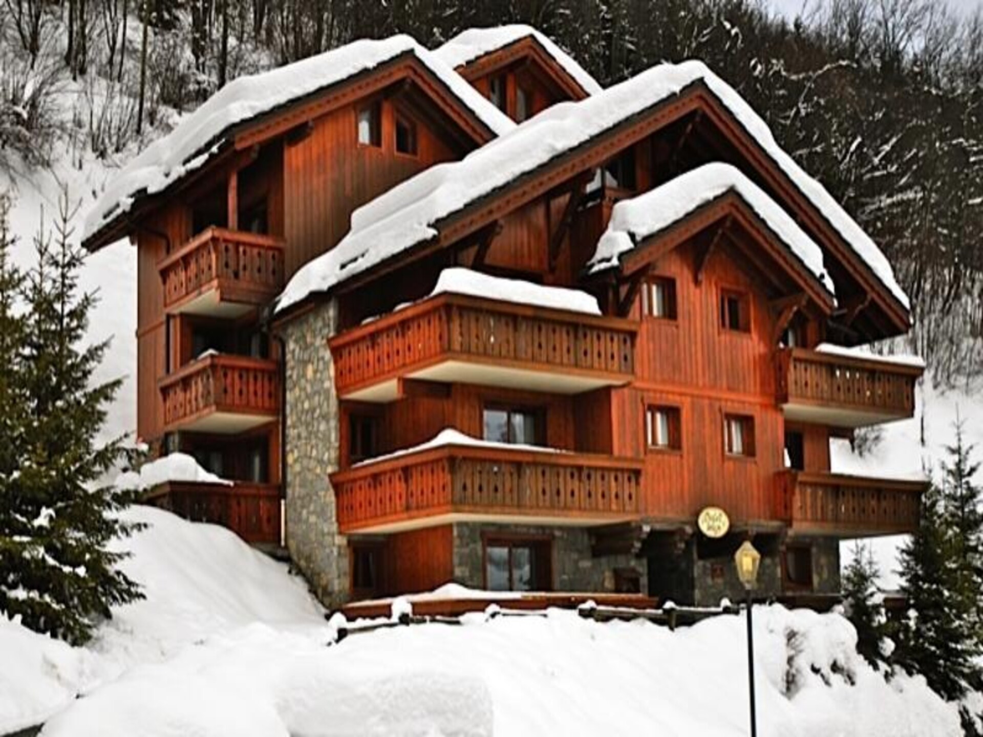 Knus appartement op de begane grond in Méribel Village met zwembad - foto 26