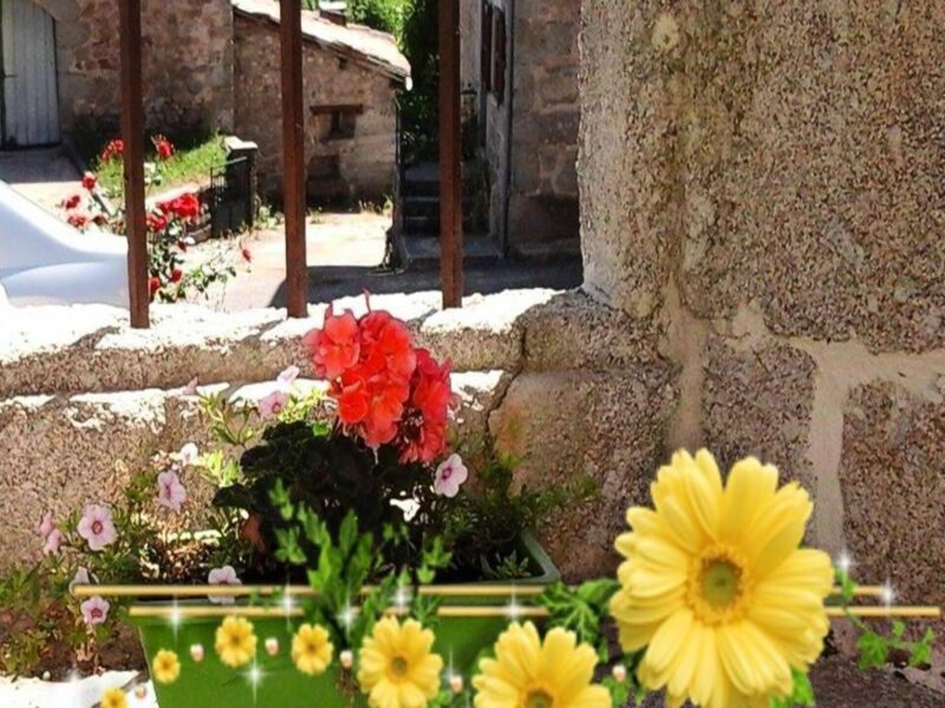 Authentiek vakantiehuis voor 8 met ommuurde tuin in St Léger du Malzieu - foto 24
