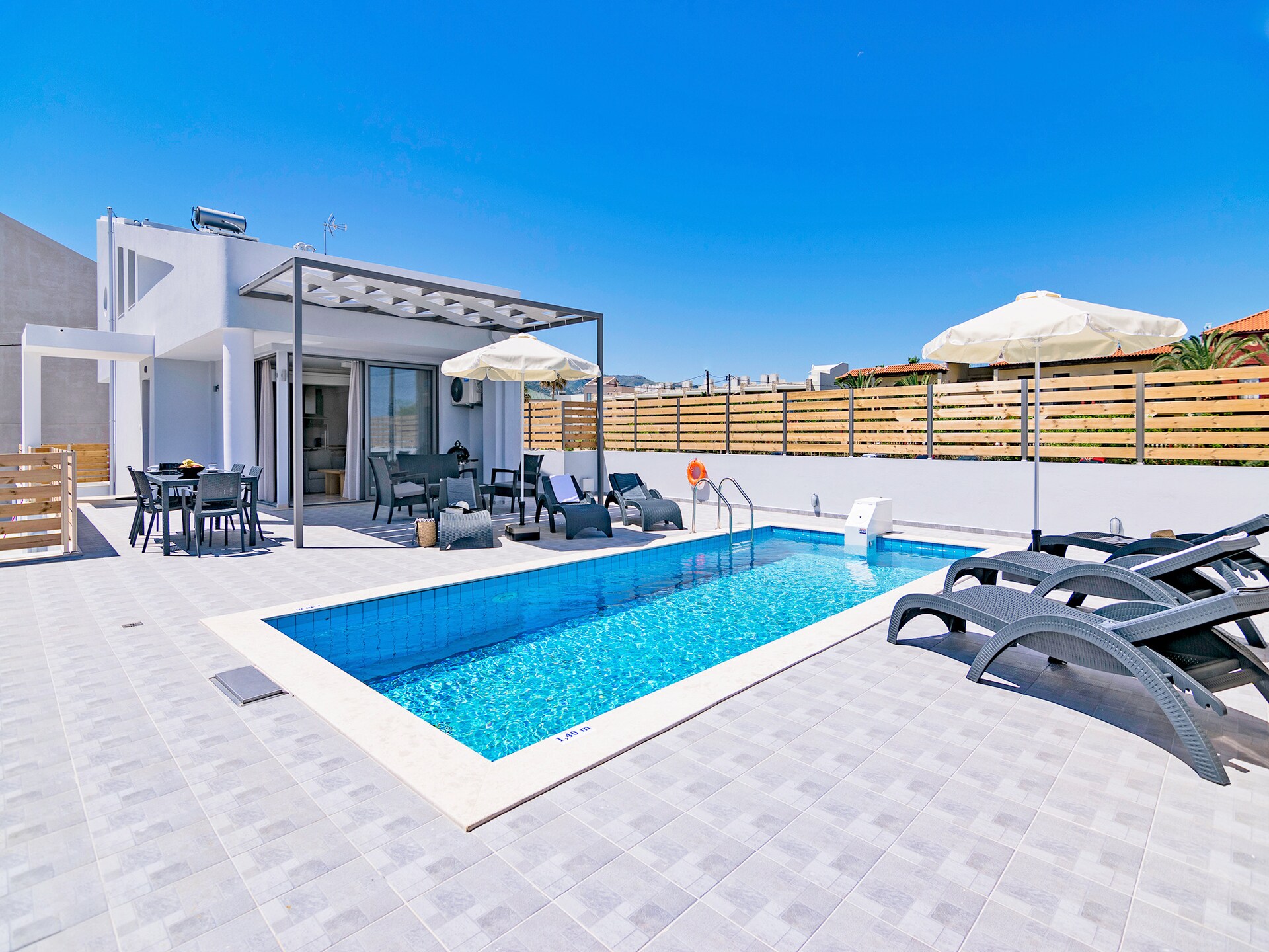 Blue Oyster Beach 6: Villa op 50 meter van zee bij Rethymno - foto 1