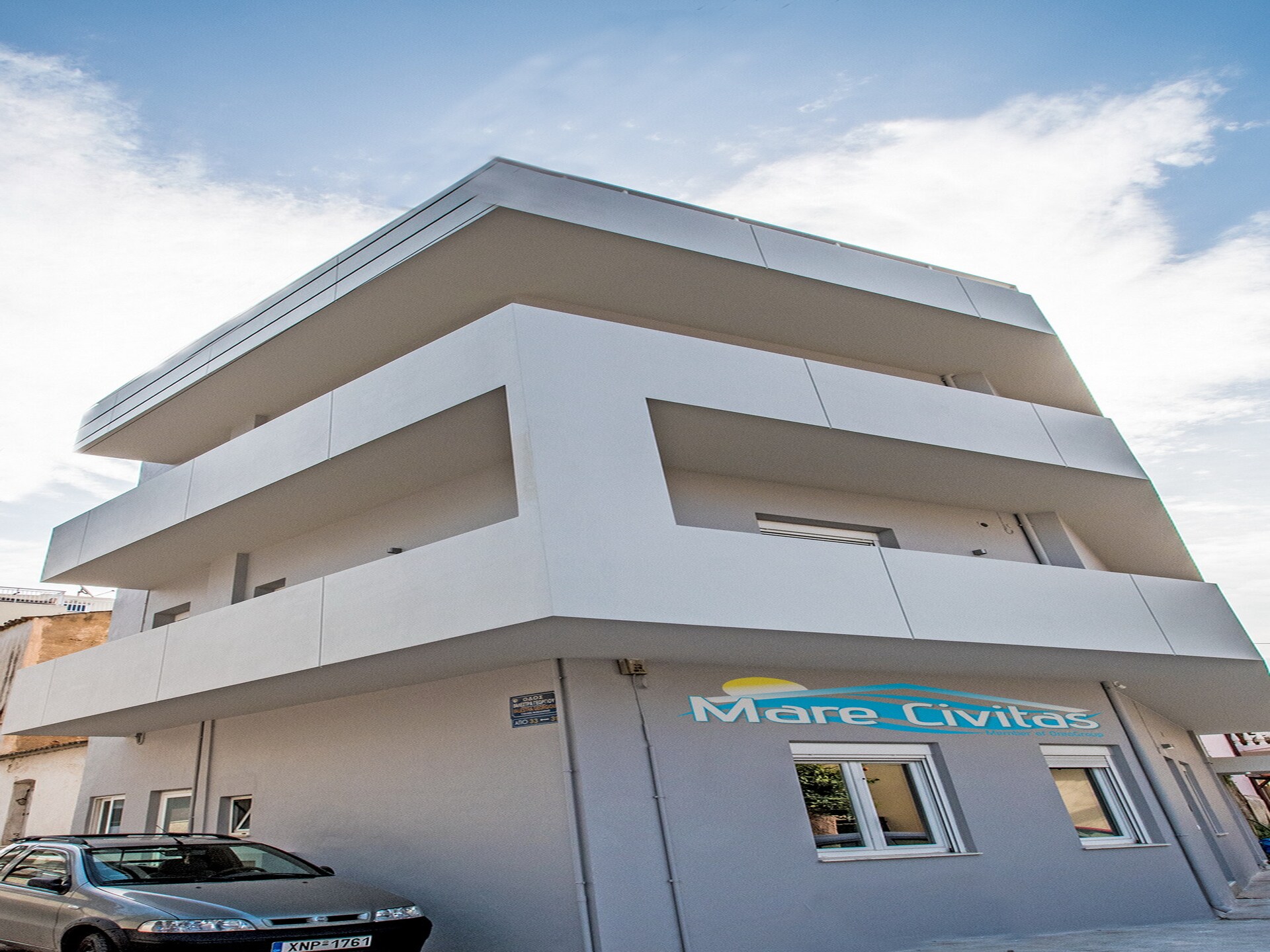 Aan het strand: Modern appartement Mare Civitas Unum in Chania - foto 1