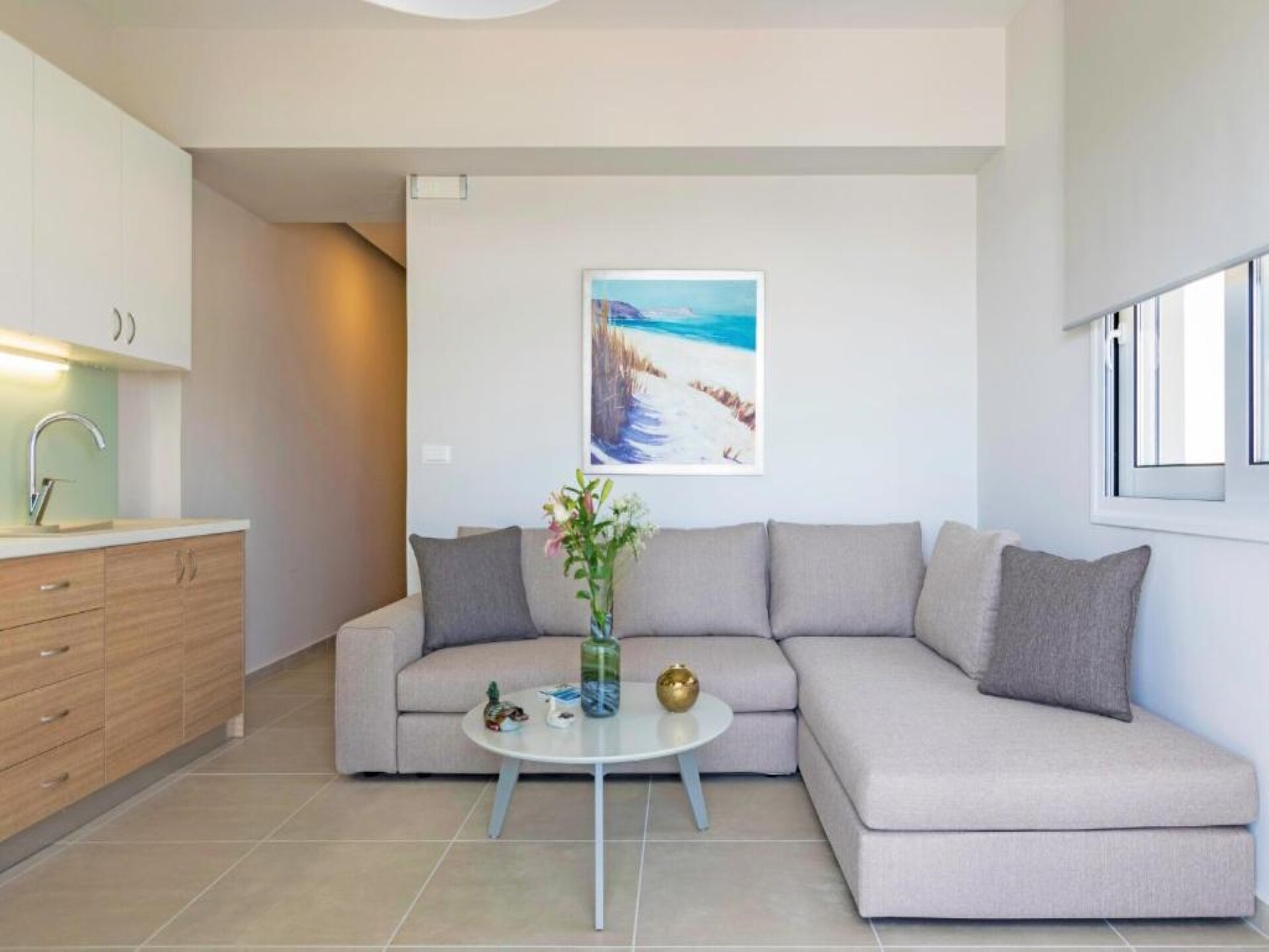 Appartement Sonja 1: direct aan zee bij Chania, 20 meter tot het strand - foto 2