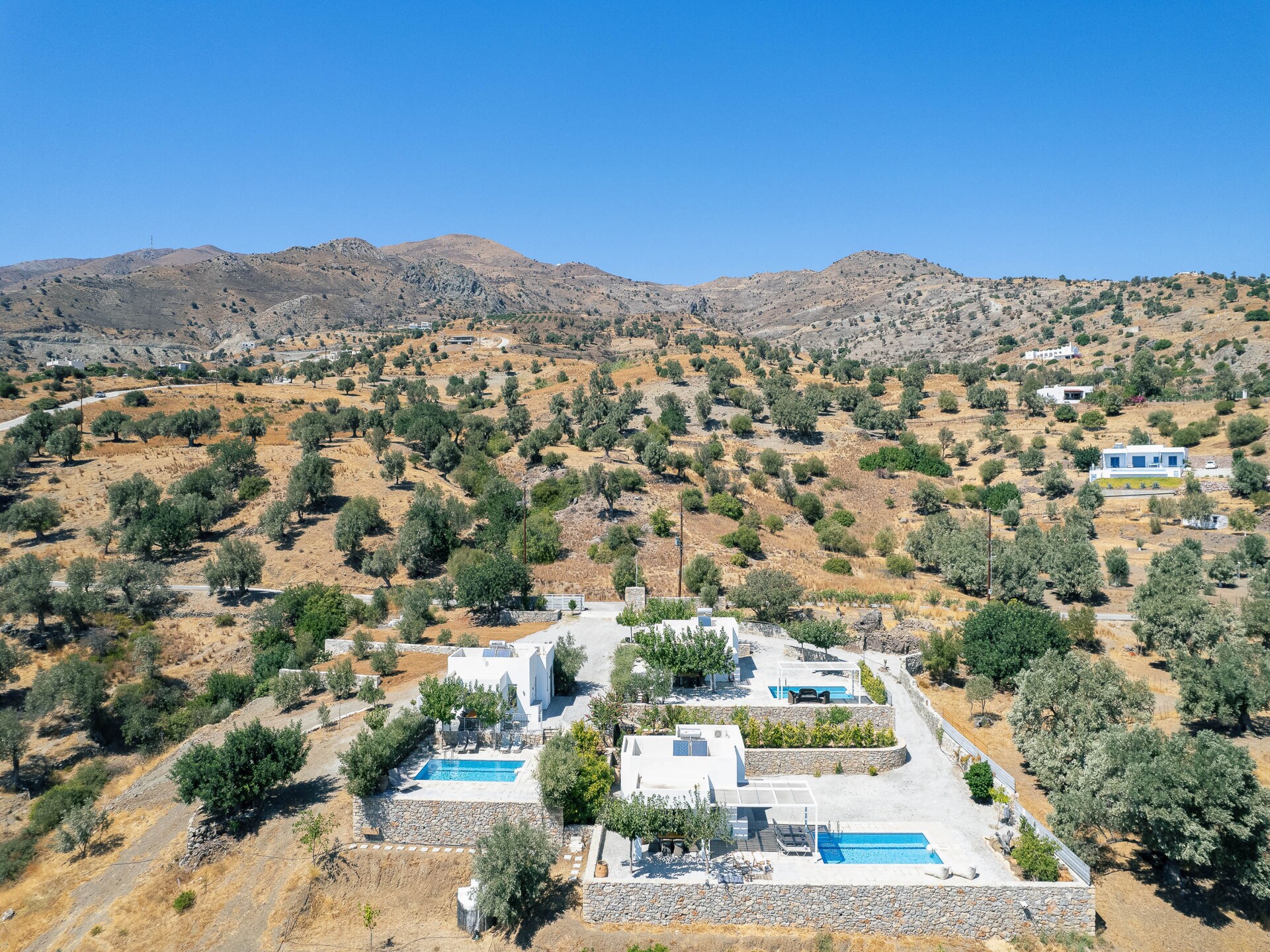 Evgoro Vrahos: Moderne villa met privézwembad en bergzicht in Agia Galini - foto 28