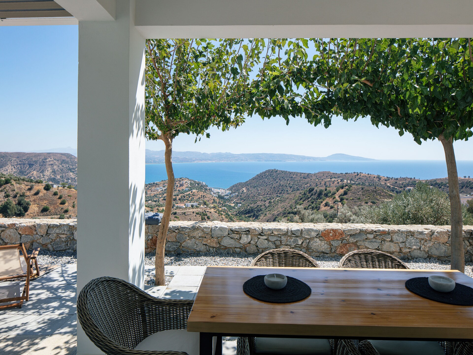 Evgoro Vrahos: Moderne villa met privézwembad en bergzicht in Agia Galini - foto 35