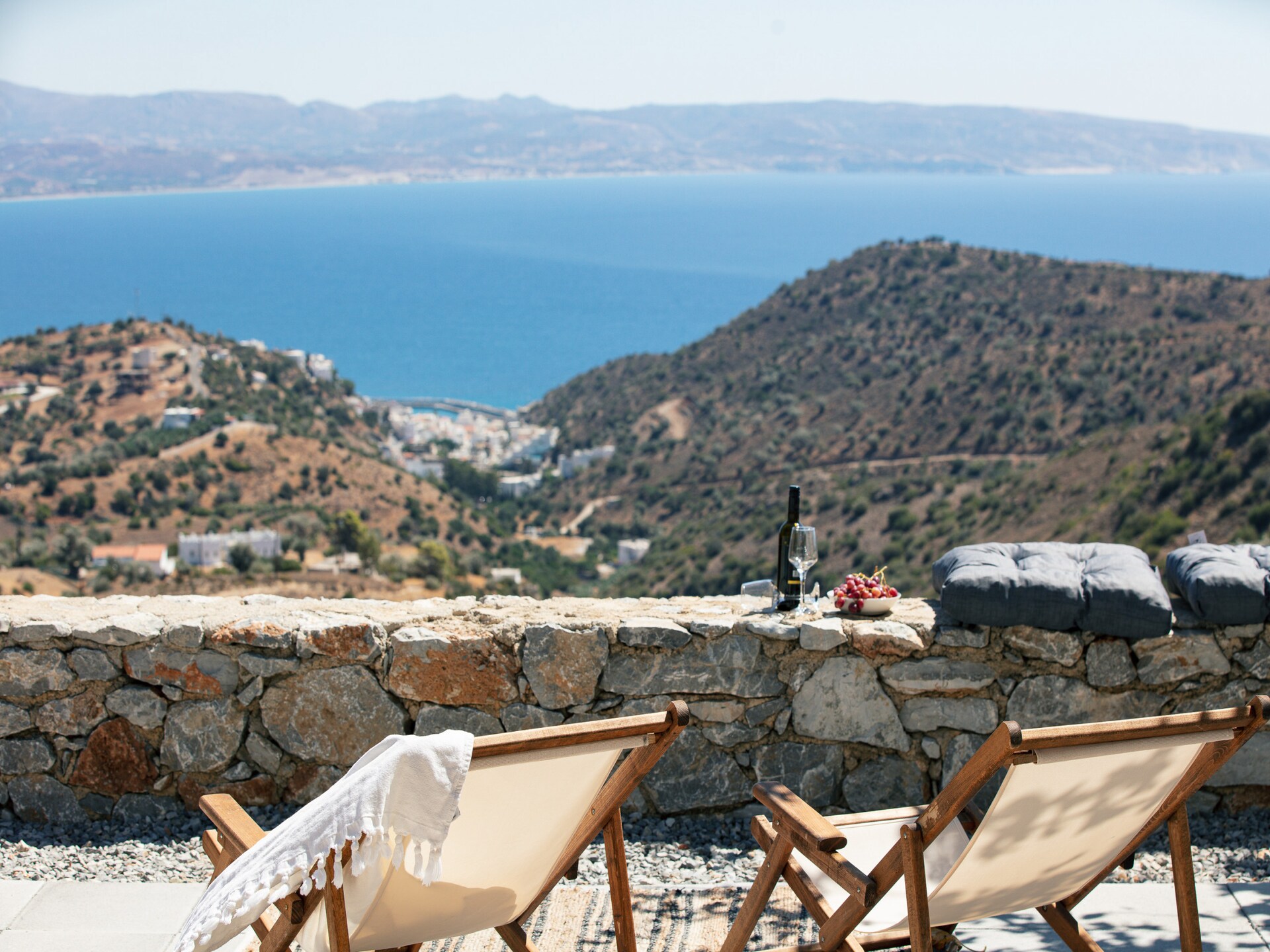 Evgoro Vrahos: Moderne villa met privézwembad en bergzicht in Agia Galini - foto 34