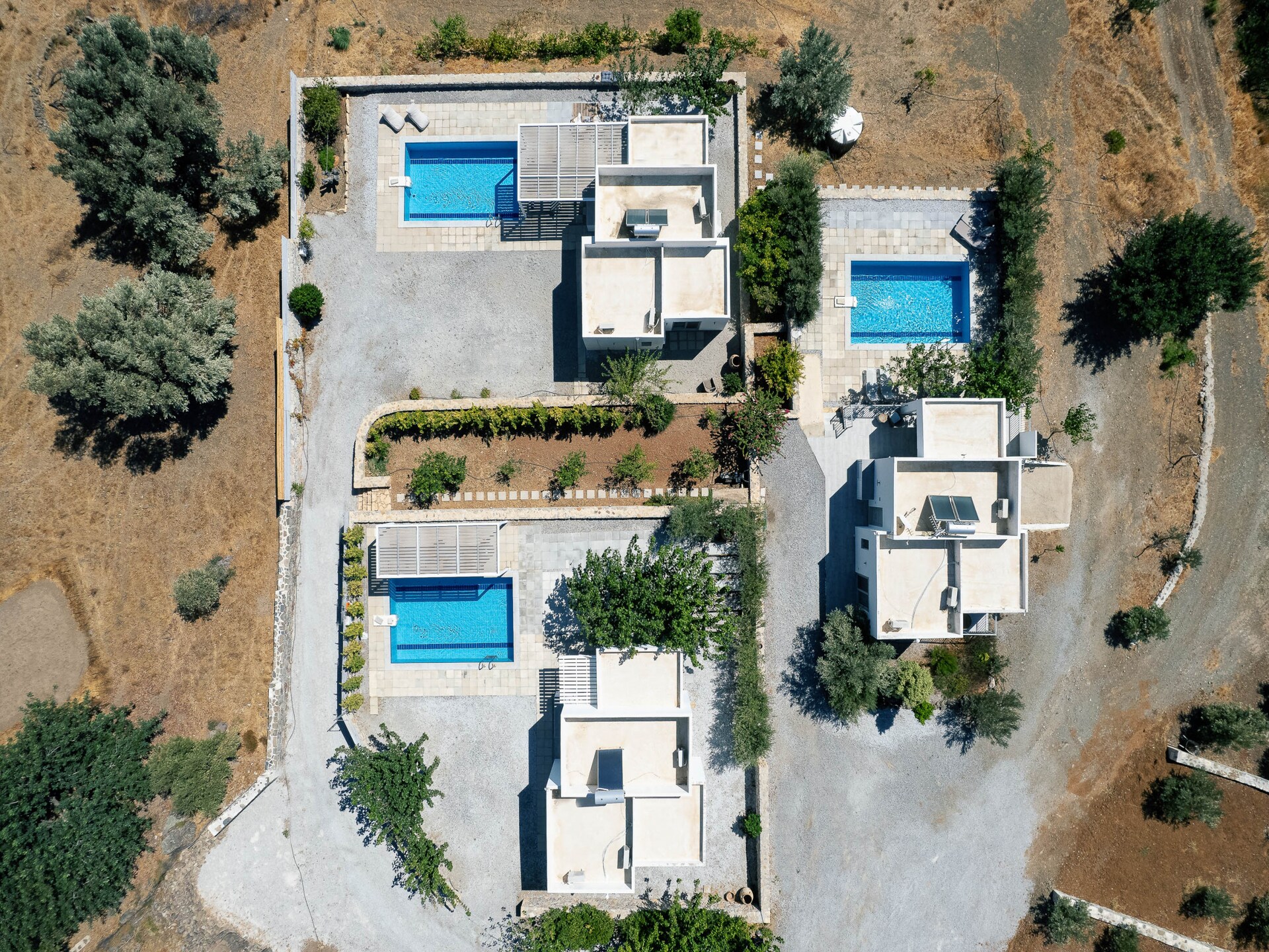 Evgoro Vrahos: Moderne villa met privézwembad en bergzicht in Agia Galini - foto 21