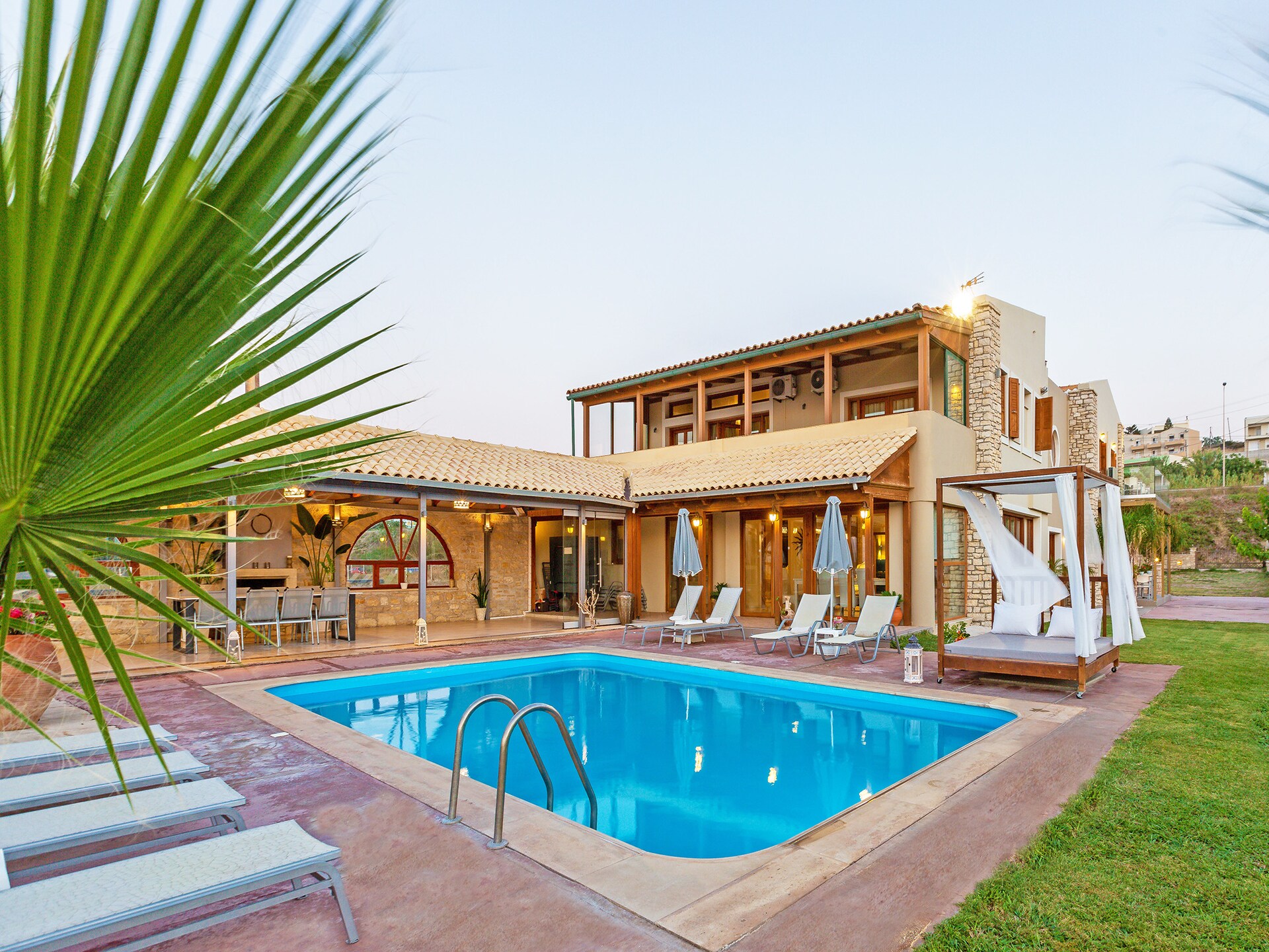 14-persoons villa met privézwembad aan het strand in Rethymno - foto 6