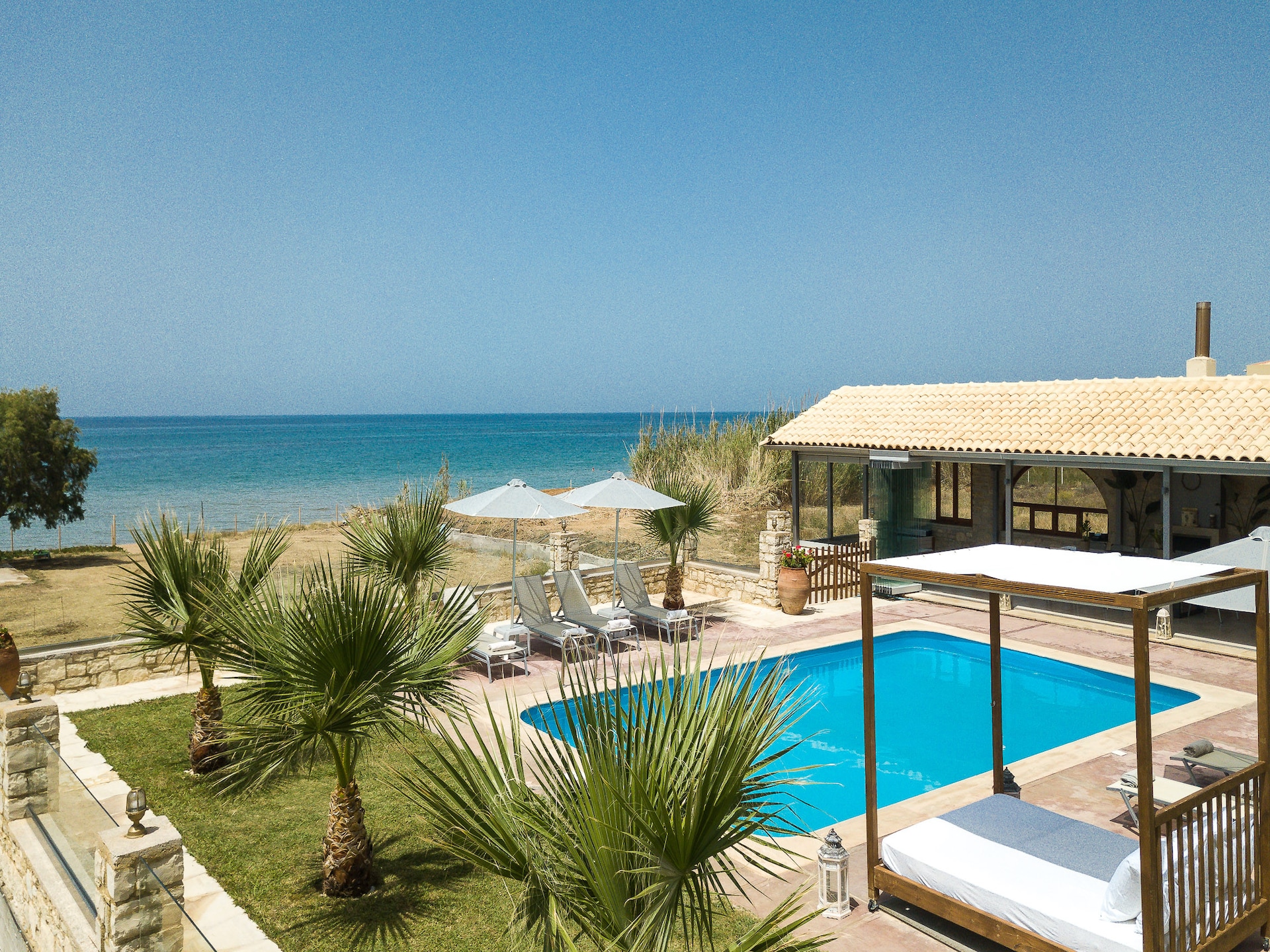 14-persoons villa met privézwembad aan het strand in Rethymno - foto 47