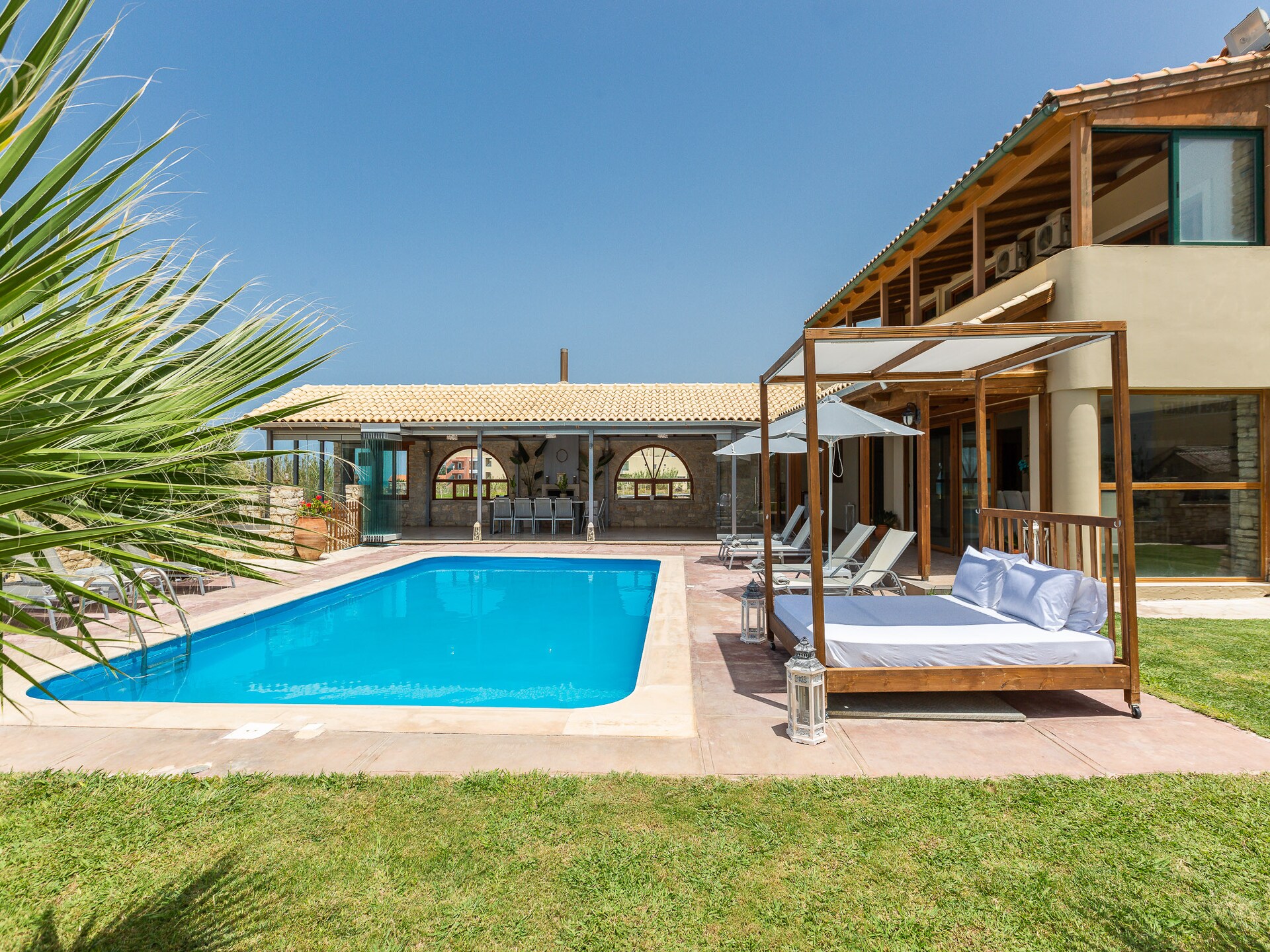 14-persoons villa met privézwembad aan het strand in Rethymno - foto 12