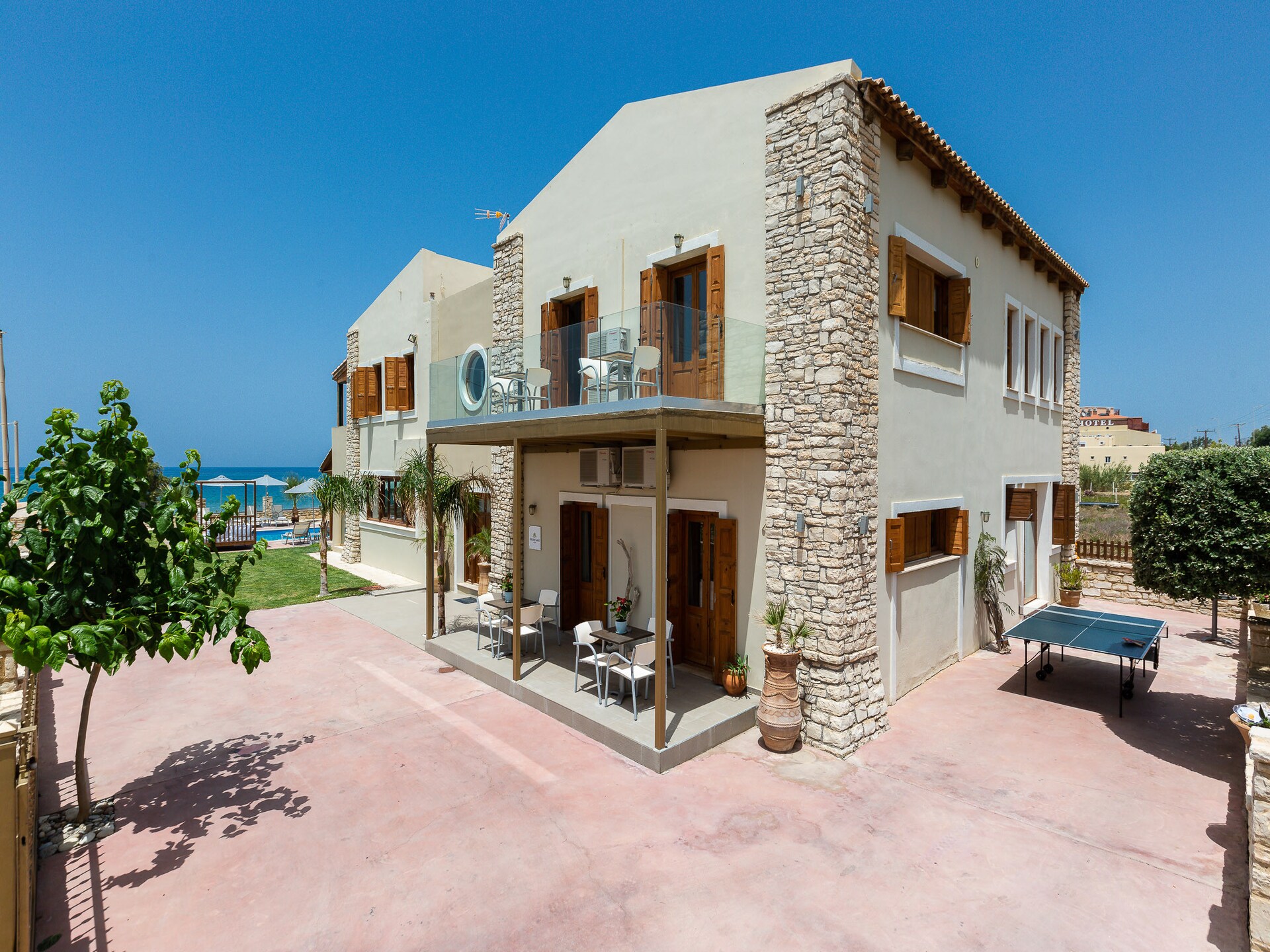 14-persoons villa met privézwembad aan het strand in Rethymno - foto 8