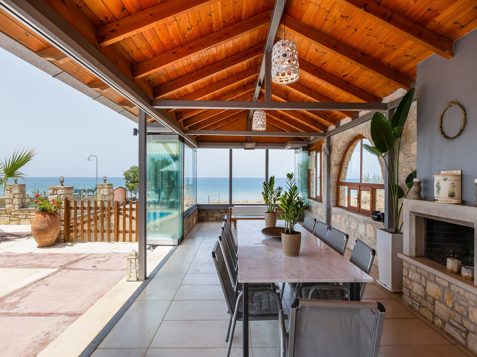 14-persoons villa met privézwembad aan het strand in Rethymno - foto 37