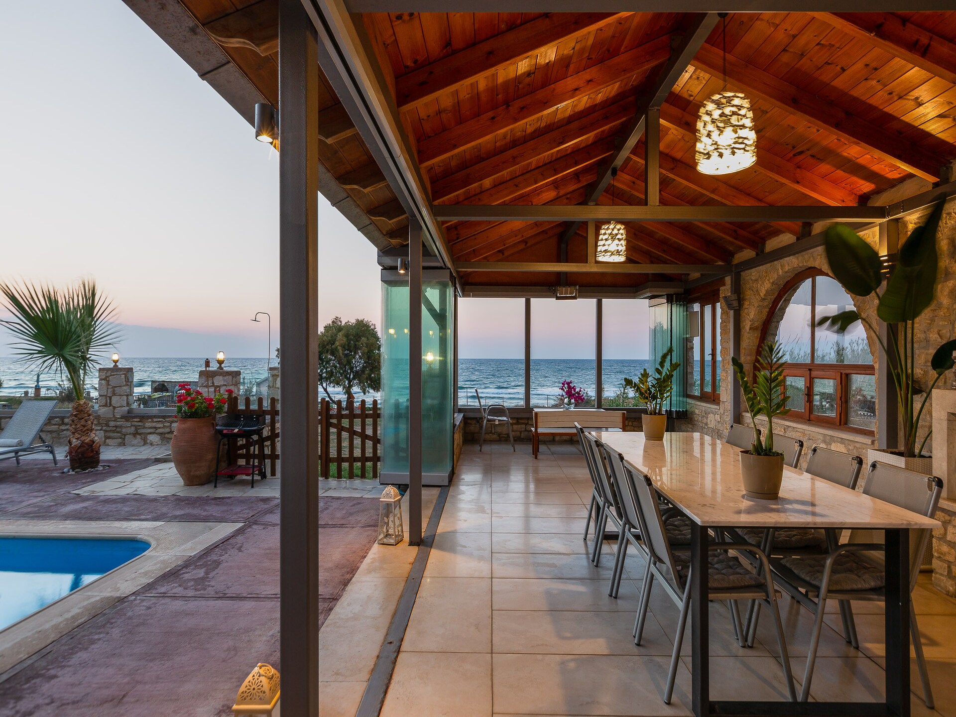 14-persoons villa met privézwembad aan het strand in Rethymno - foto 38