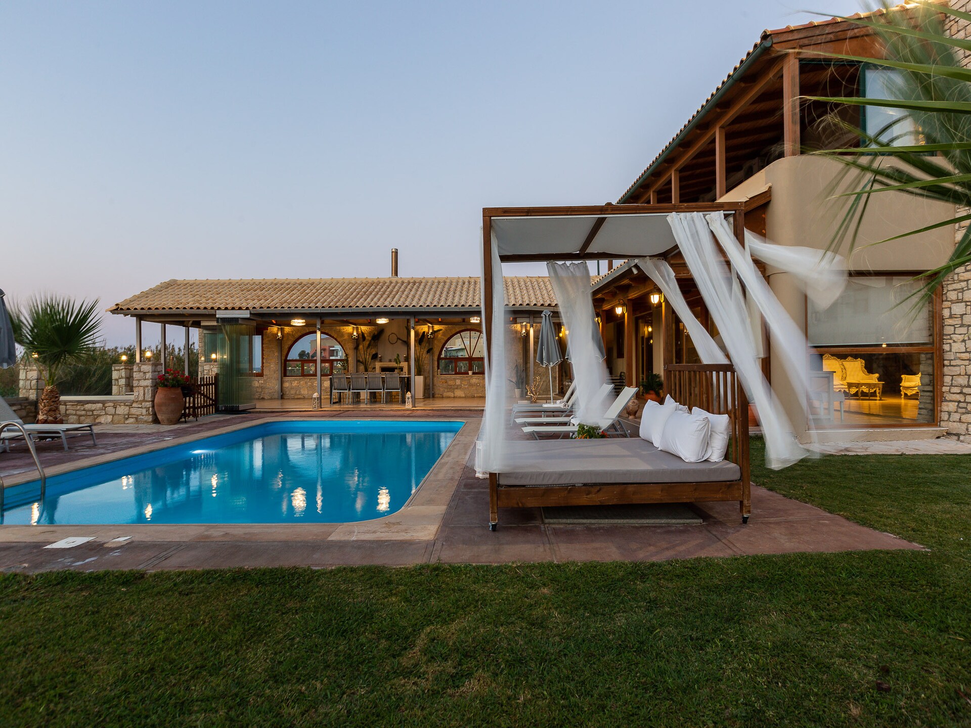 14-persoons villa met privézwembad aan het strand in Rethymno - foto 9