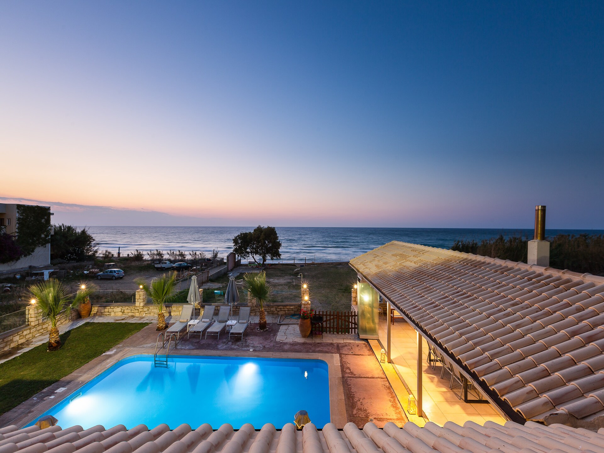 14-persoons villa met privézwembad aan het strand in Rethymno - foto 42