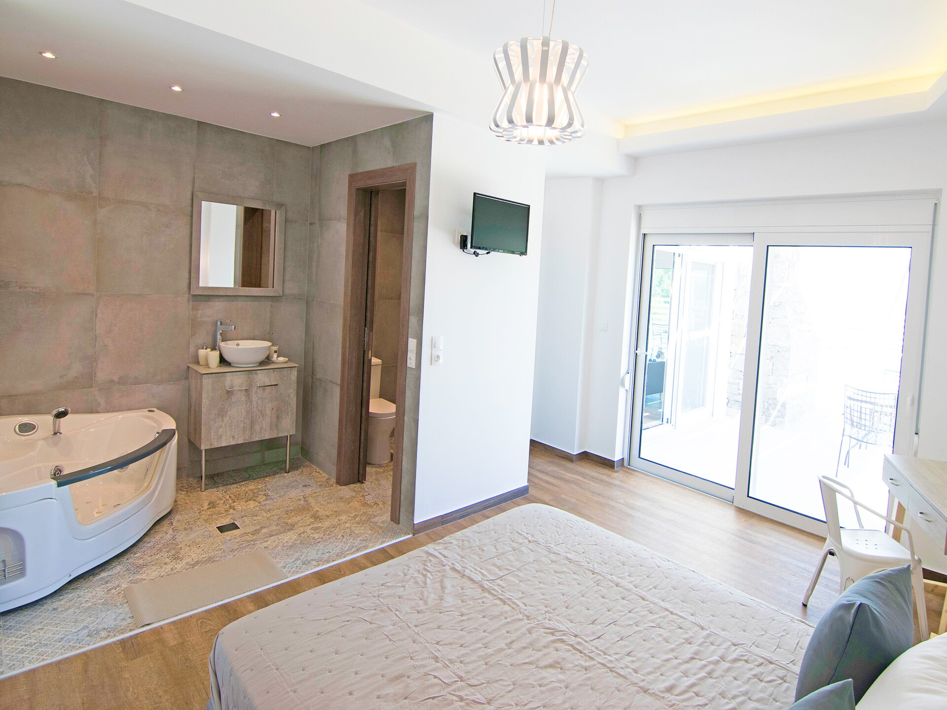 Kalostous 2: Moderne villa met privézwembad en bergzicht in Agia Triada - foto 17