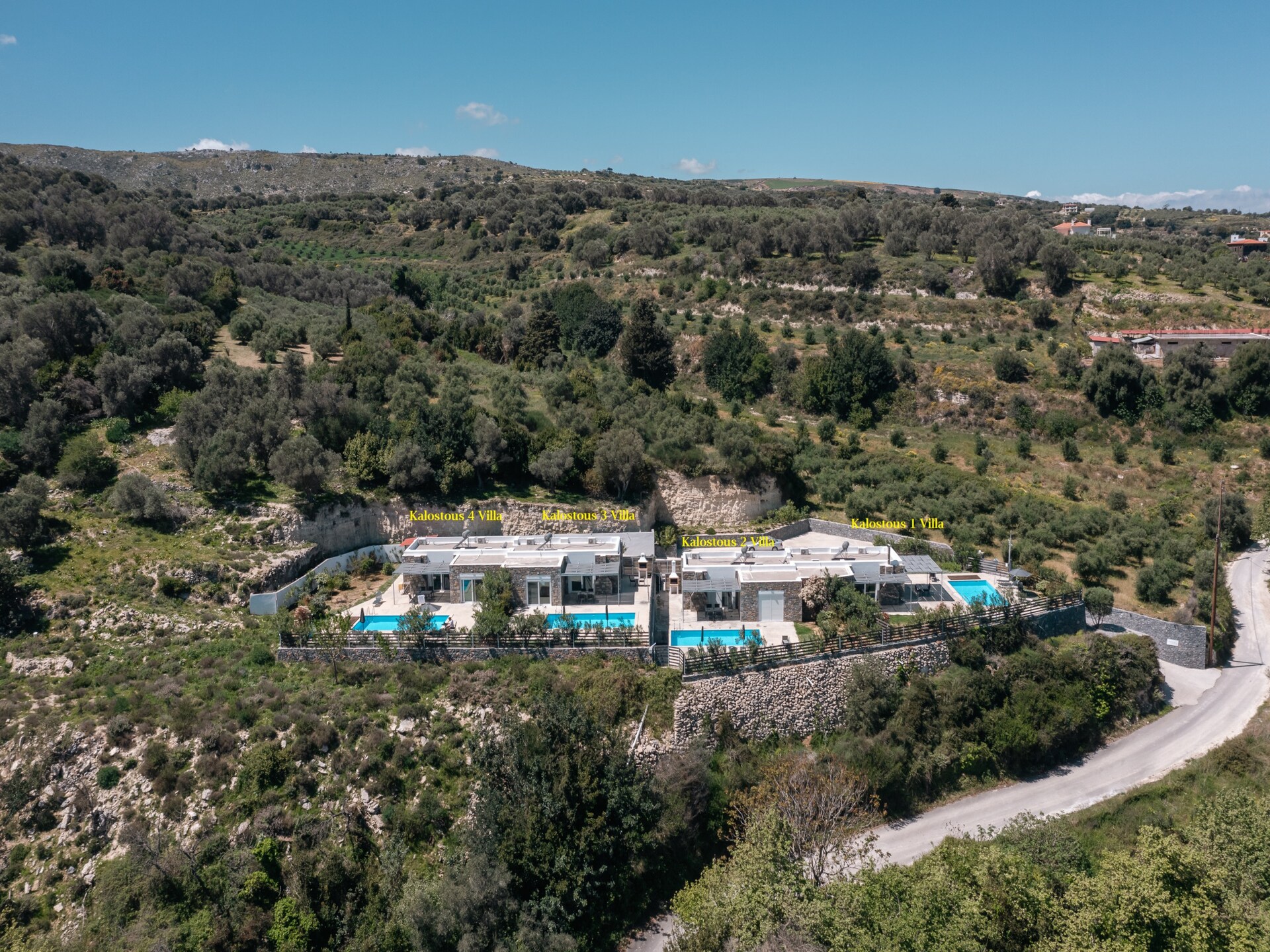 Kalostous 2: Moderne villa met privézwembad en bergzicht in Agia Triada - foto 33