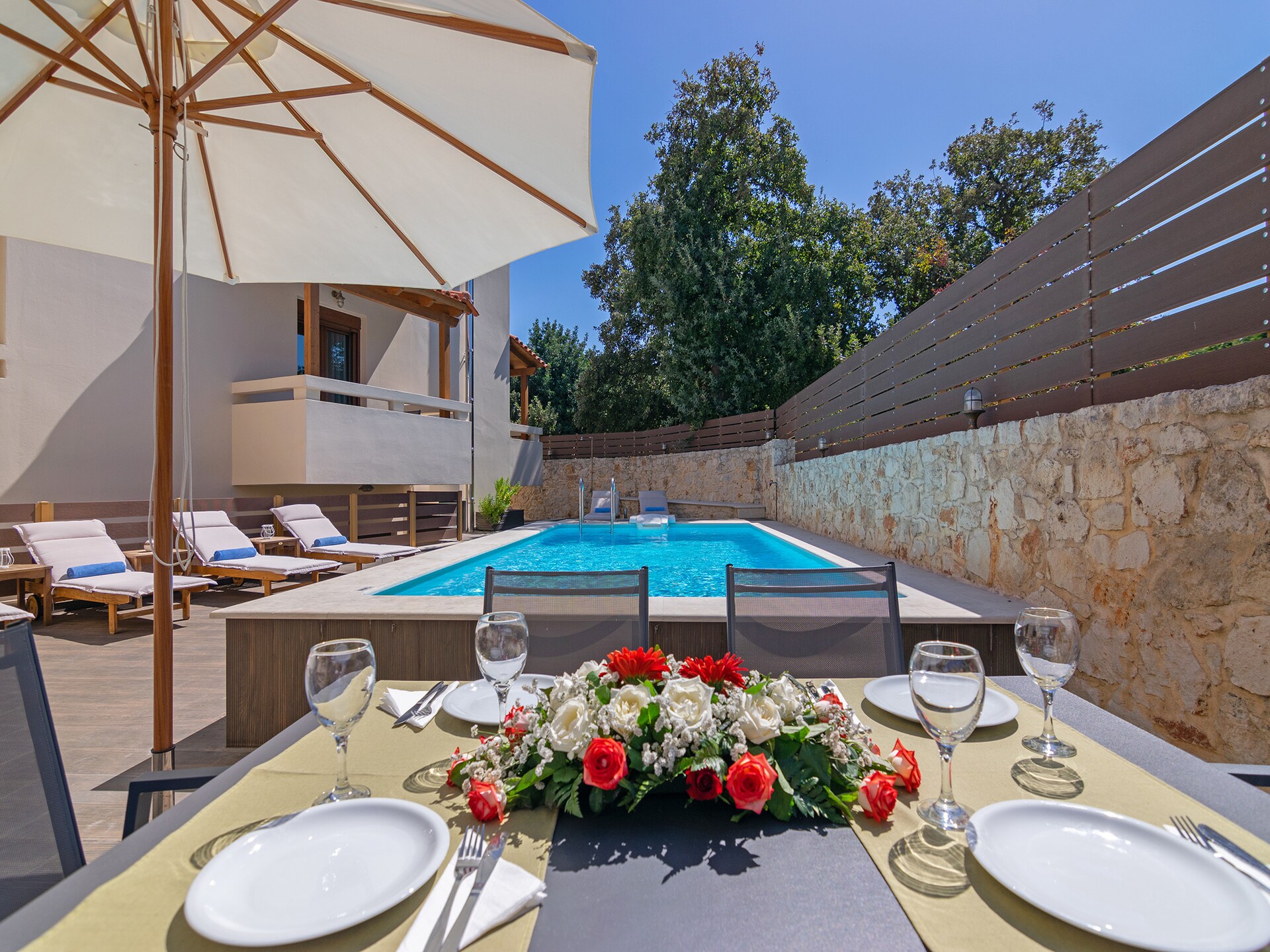 Lichtrijke villa met privézwembad op 3 km van strand en Rethymnon - foto 29