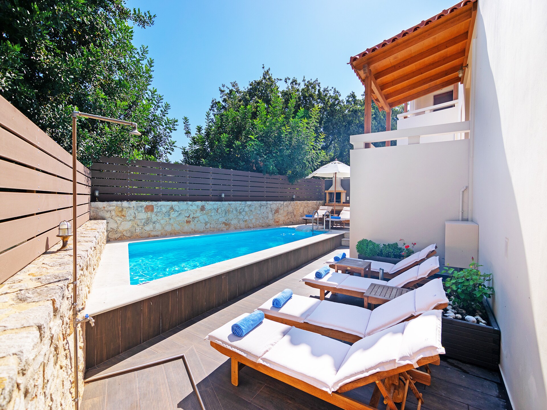 Lichtrijke villa met privézwembad op 3 km van strand en Rethymnon - foto 33