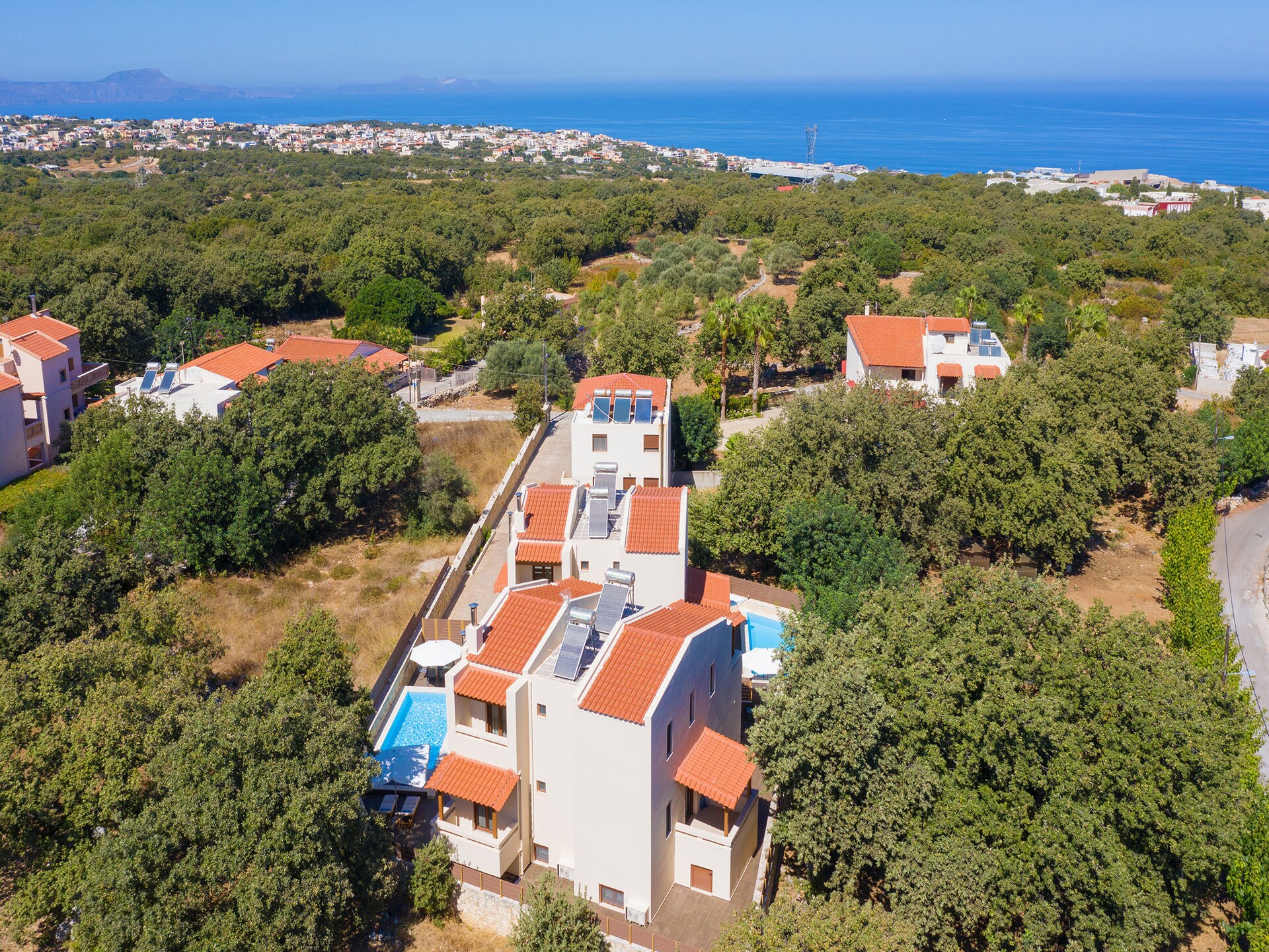 Lichtrijke villa met privézwembad op 3 km van strand en Rethymnon - foto 32