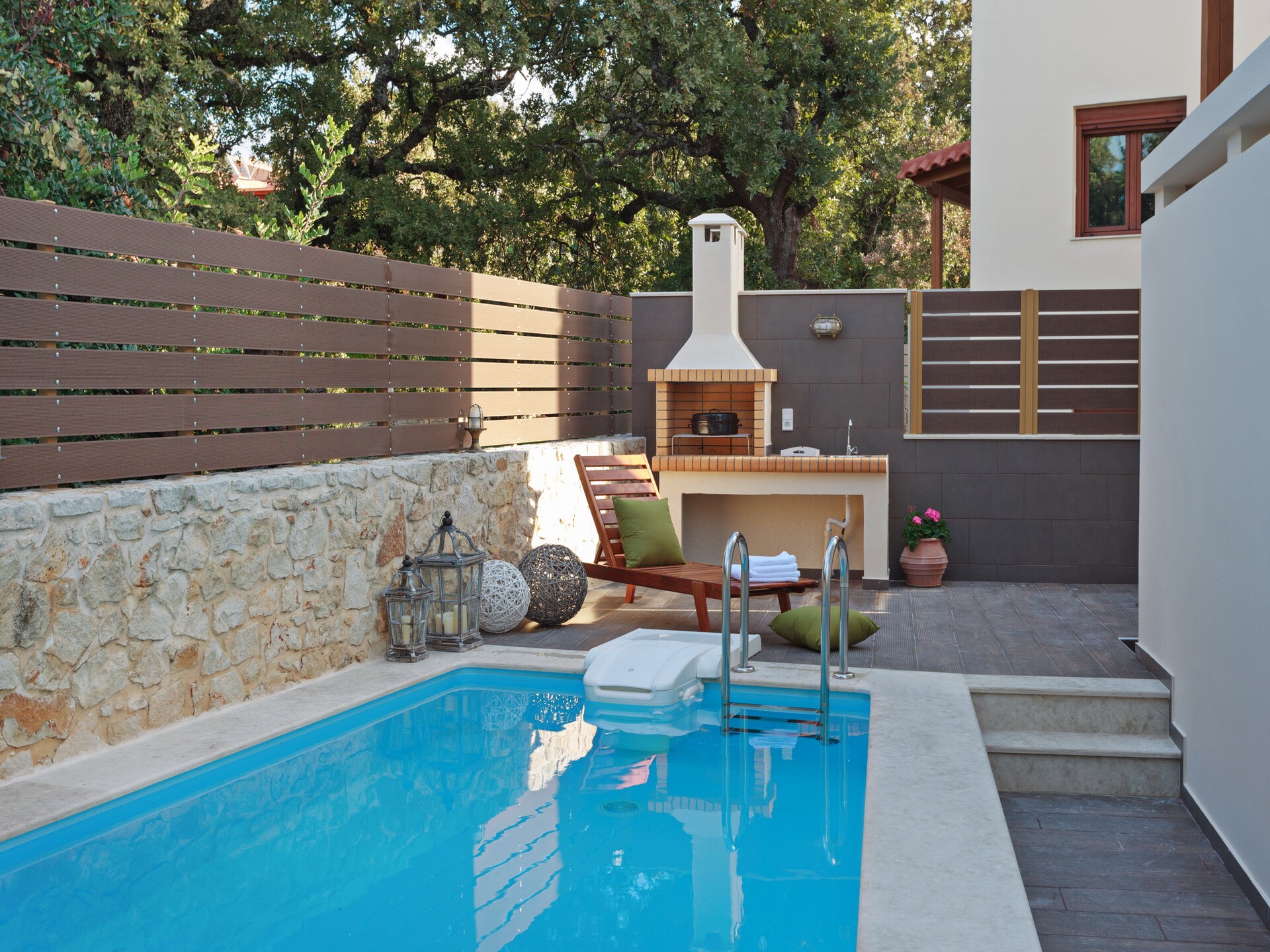 Lichtrijke villa met privézwembad op 3 km van strand en Rethymnon - foto 34