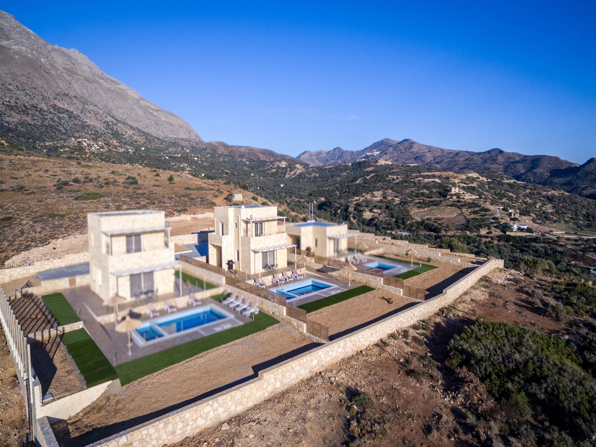 Blue Horizon Lefkopetra: Ruime villa met privézwembad bij Triopetra - foto 22