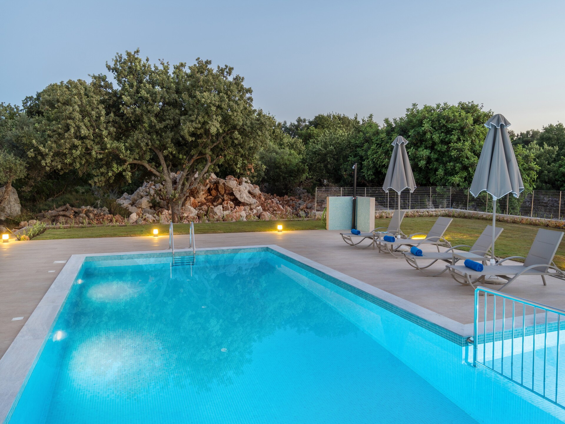 Moderne villa met privézwembad en bergzicht nabij Rethymno - foto 7