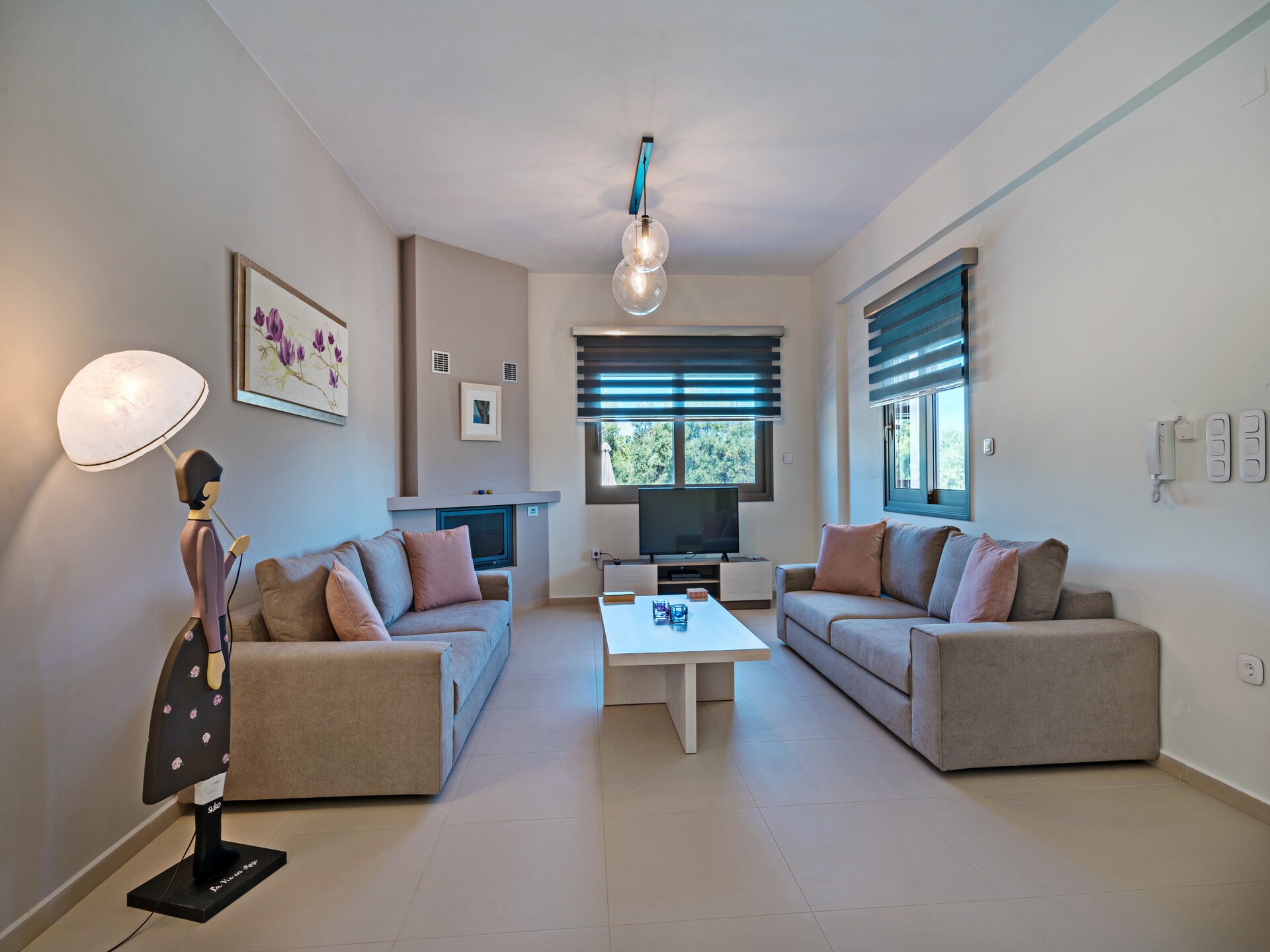Moderne villa met privézwembad en bergzicht nabij Rethymno - foto 9