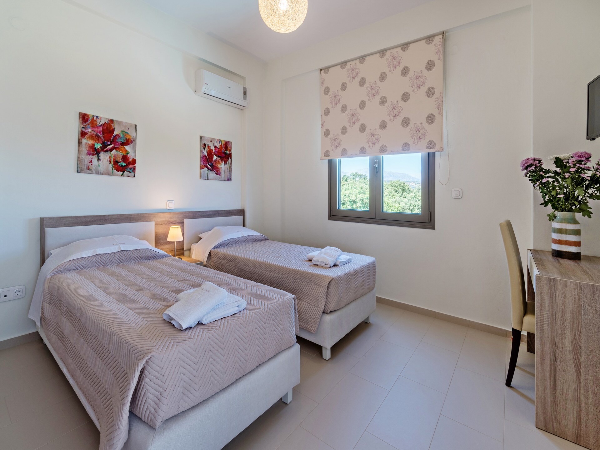 Moderne villa met privézwembad en bergzicht nabij Rethymno - foto 2
