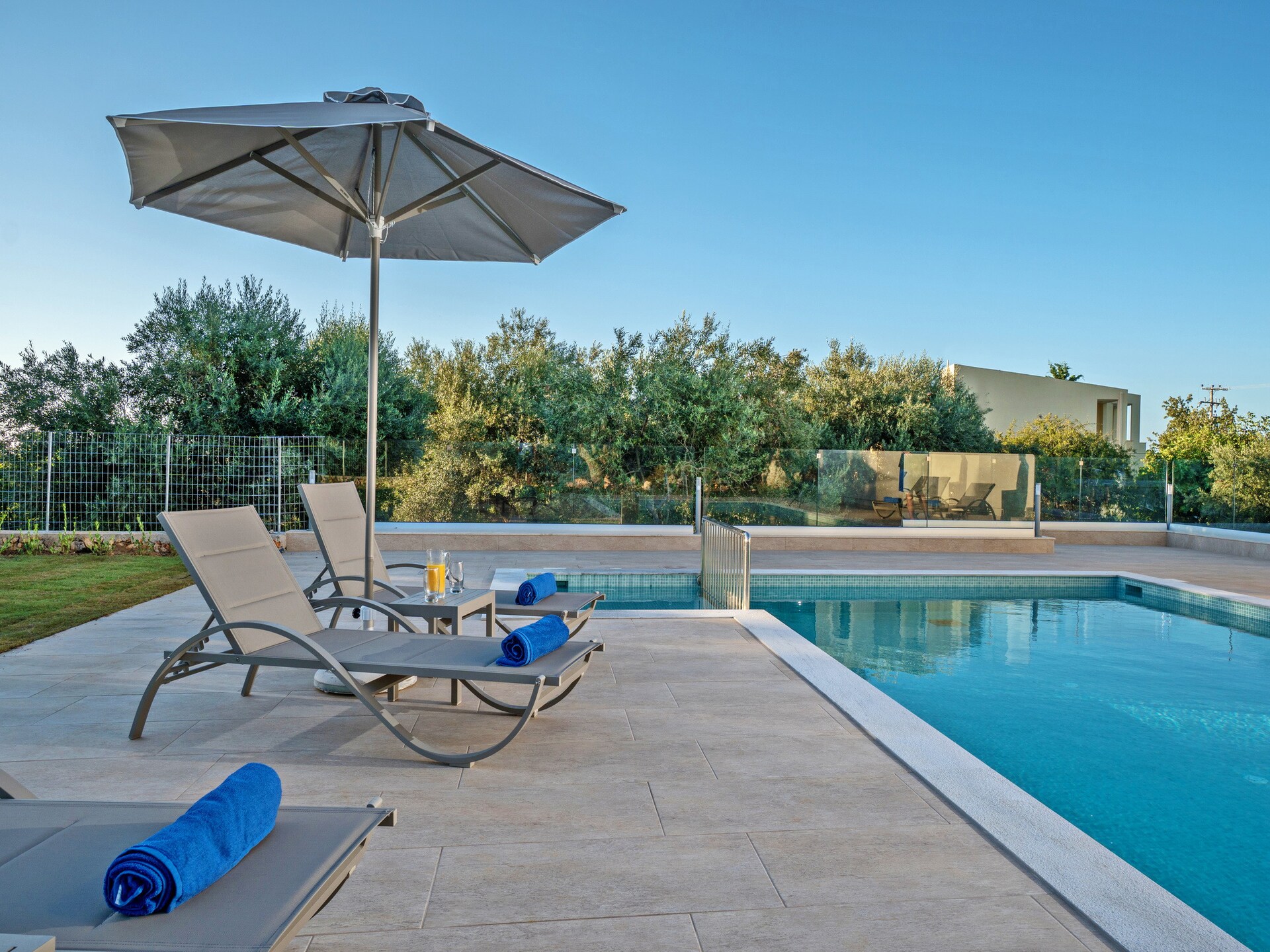 Moderne villa met privézwembad en bergzicht nabij Rethymno - foto 8