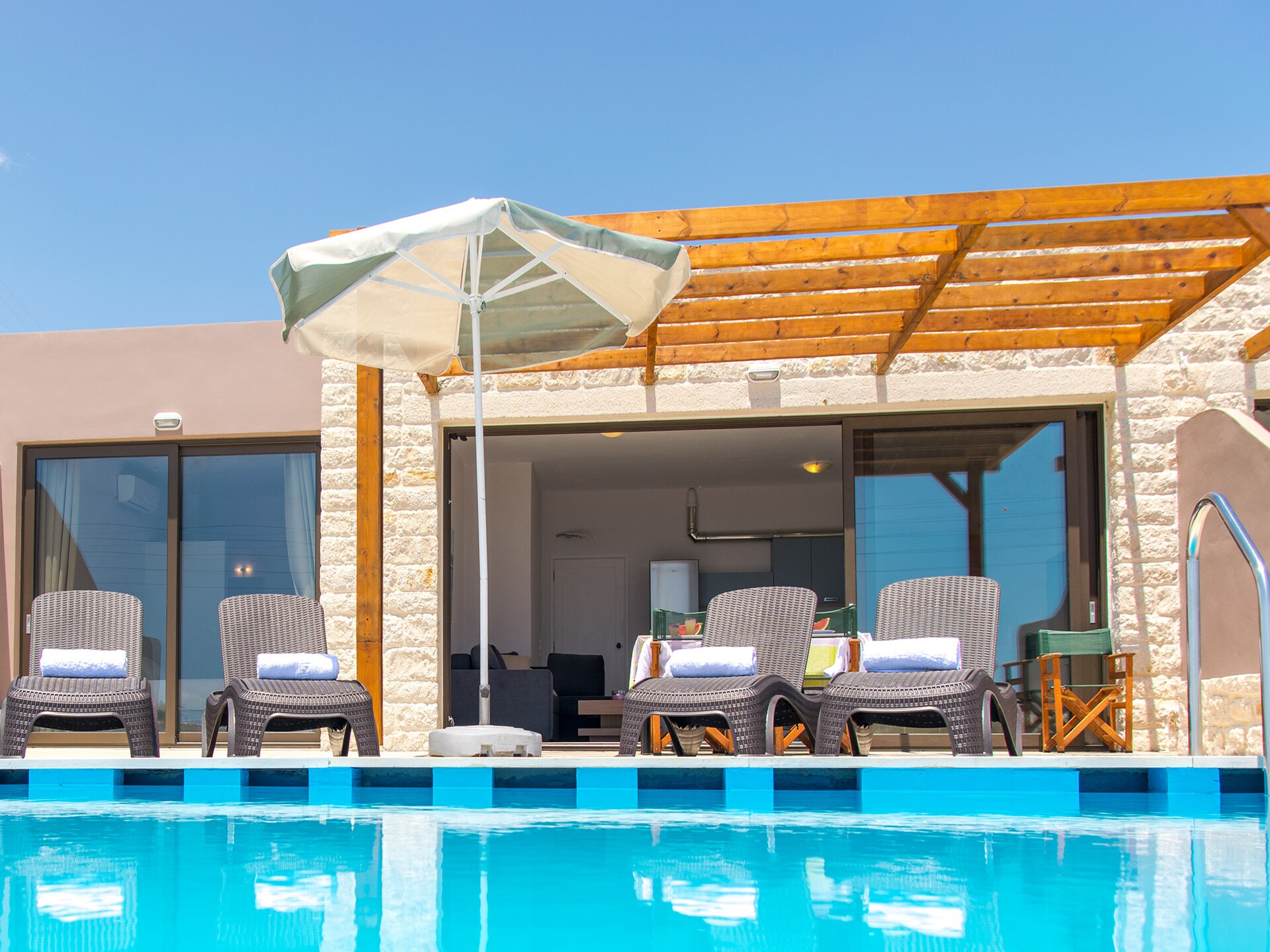 Villa Mary Beach 1: Direct aan zee bij Frangocastello, Kreta - foto 8