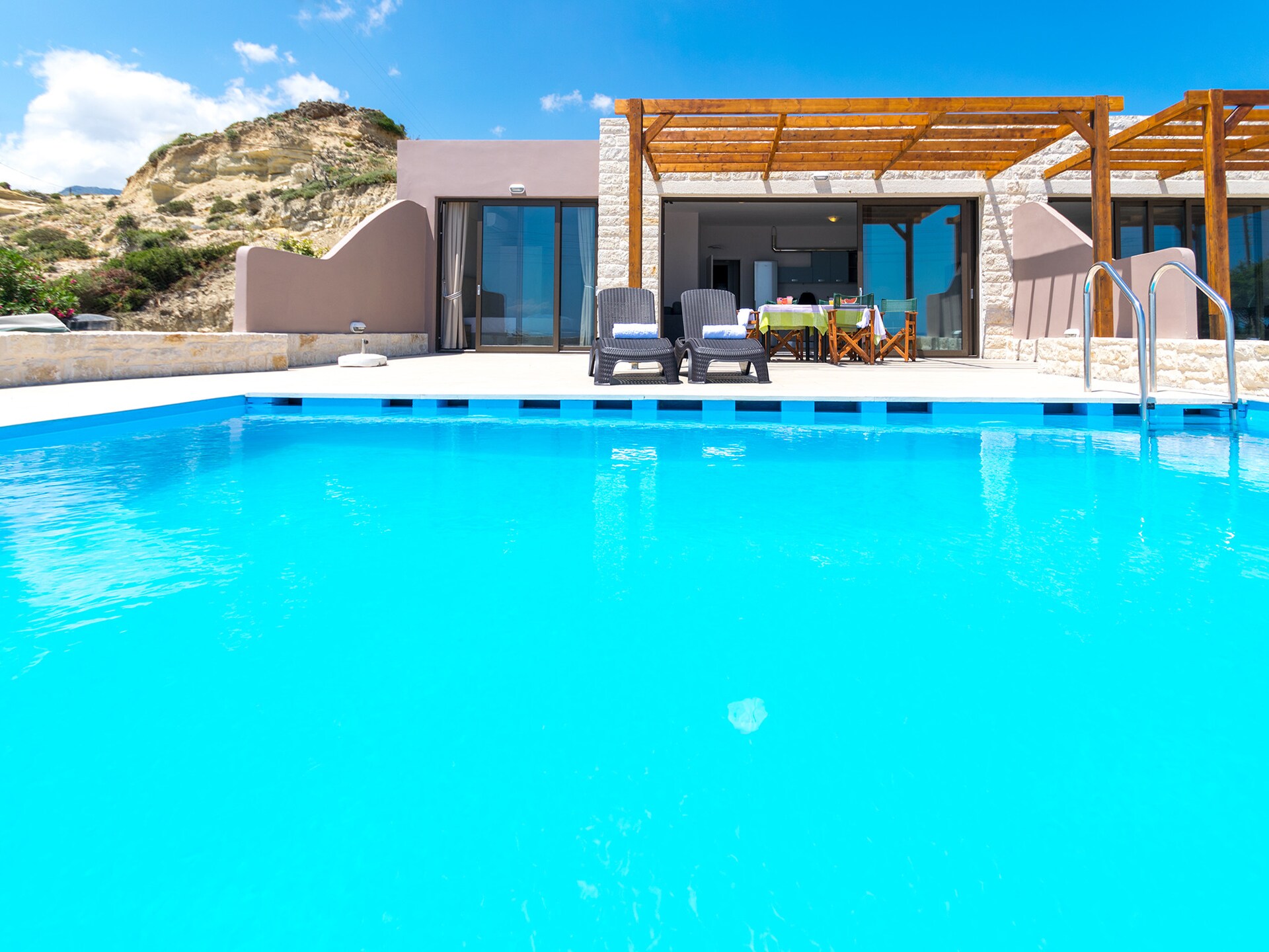 Villa Mary Beach 1: Direct aan zee bij Frangocastello, Kreta - foto 9