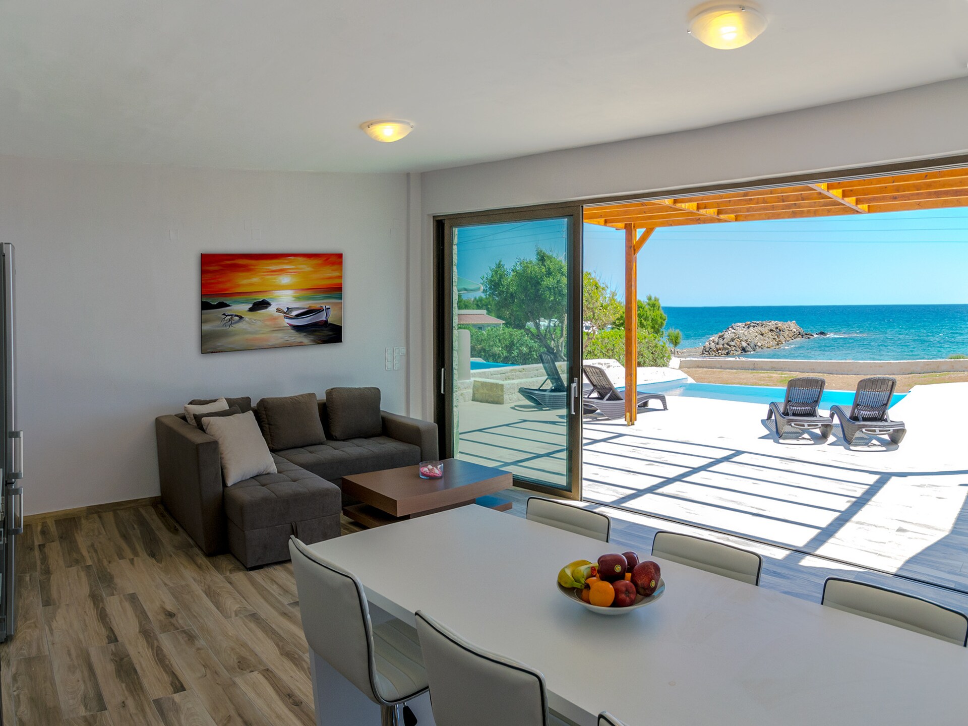 Villa Mary Beach 1: Direct aan zee bij Frangocastello, Kreta - foto 3