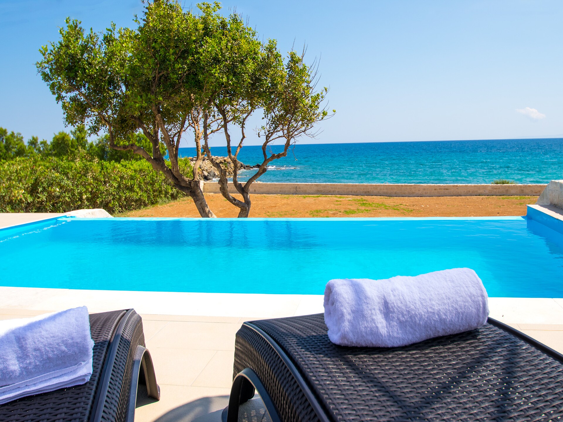 Villa Mary Beach 1: Direct aan zee bij Frangocastello, Kreta - foto 12