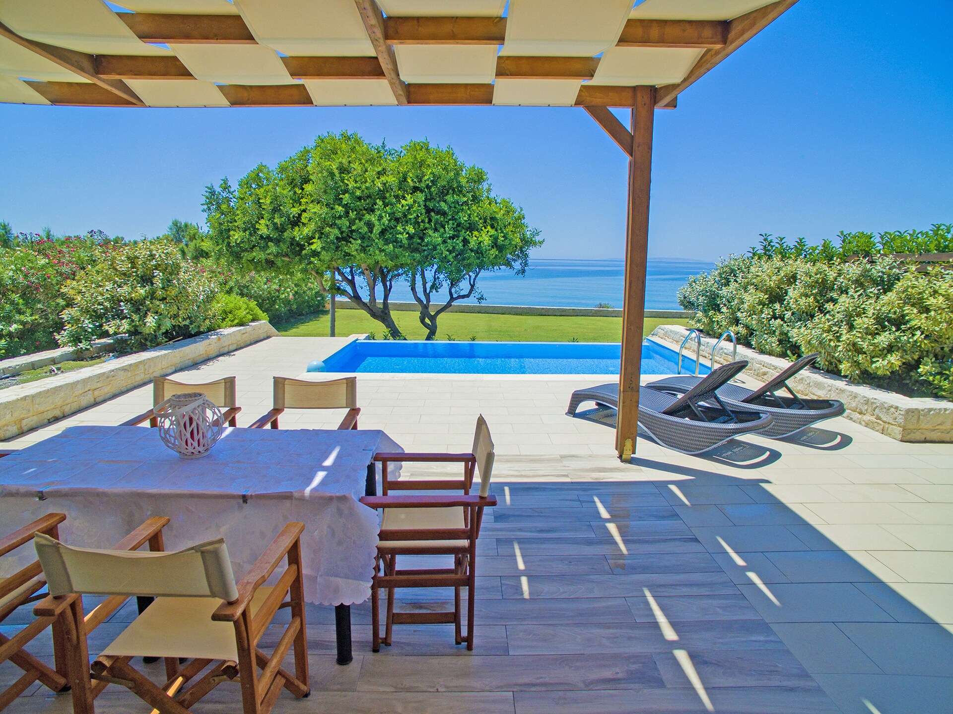 Villa Mary Beach 1: Direct aan zee bij Frangocastello, Kreta - foto 5