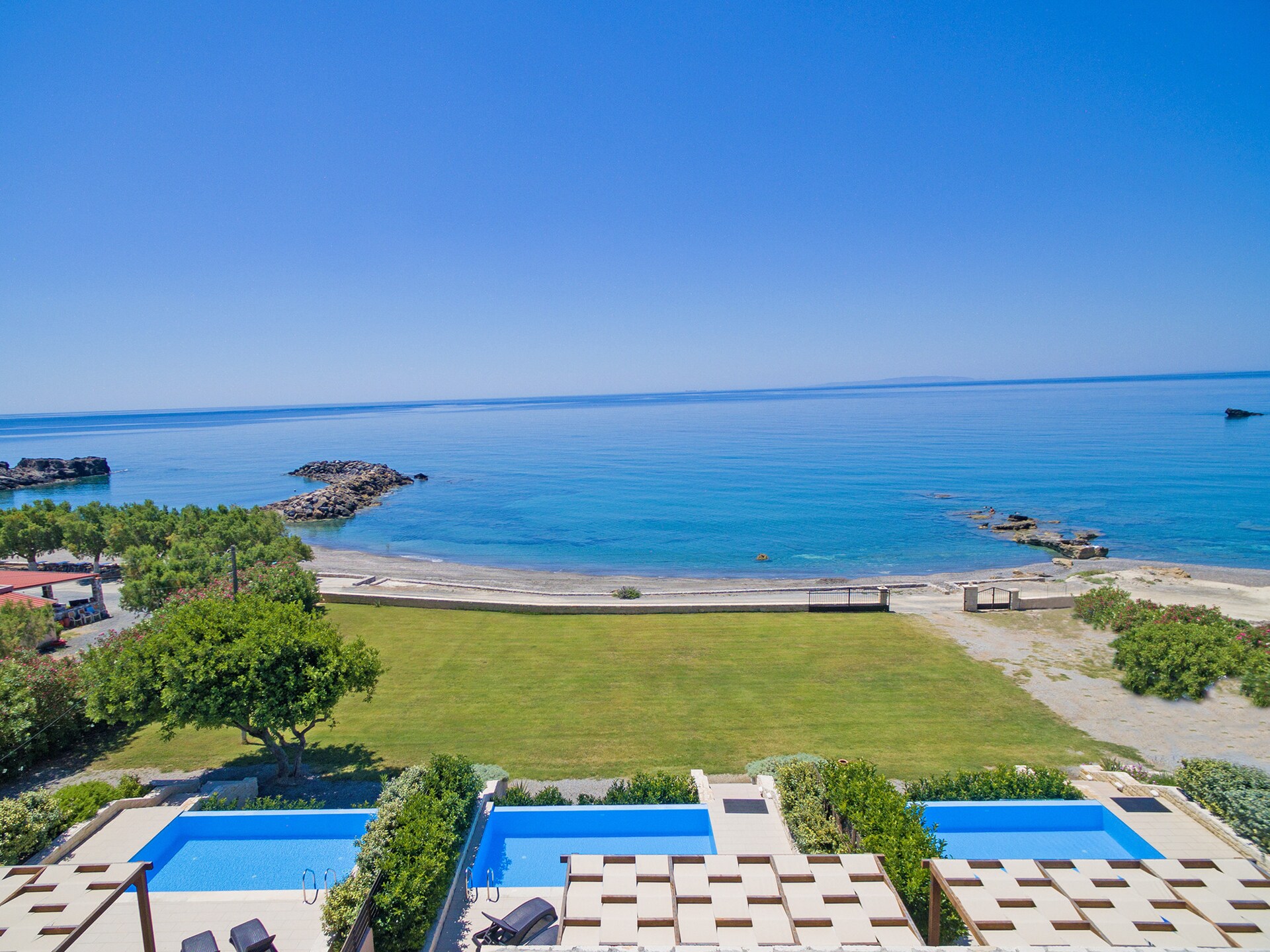 Villa Mary Beach 1: Direct aan zee bij Frangocastello, Kreta - foto 30